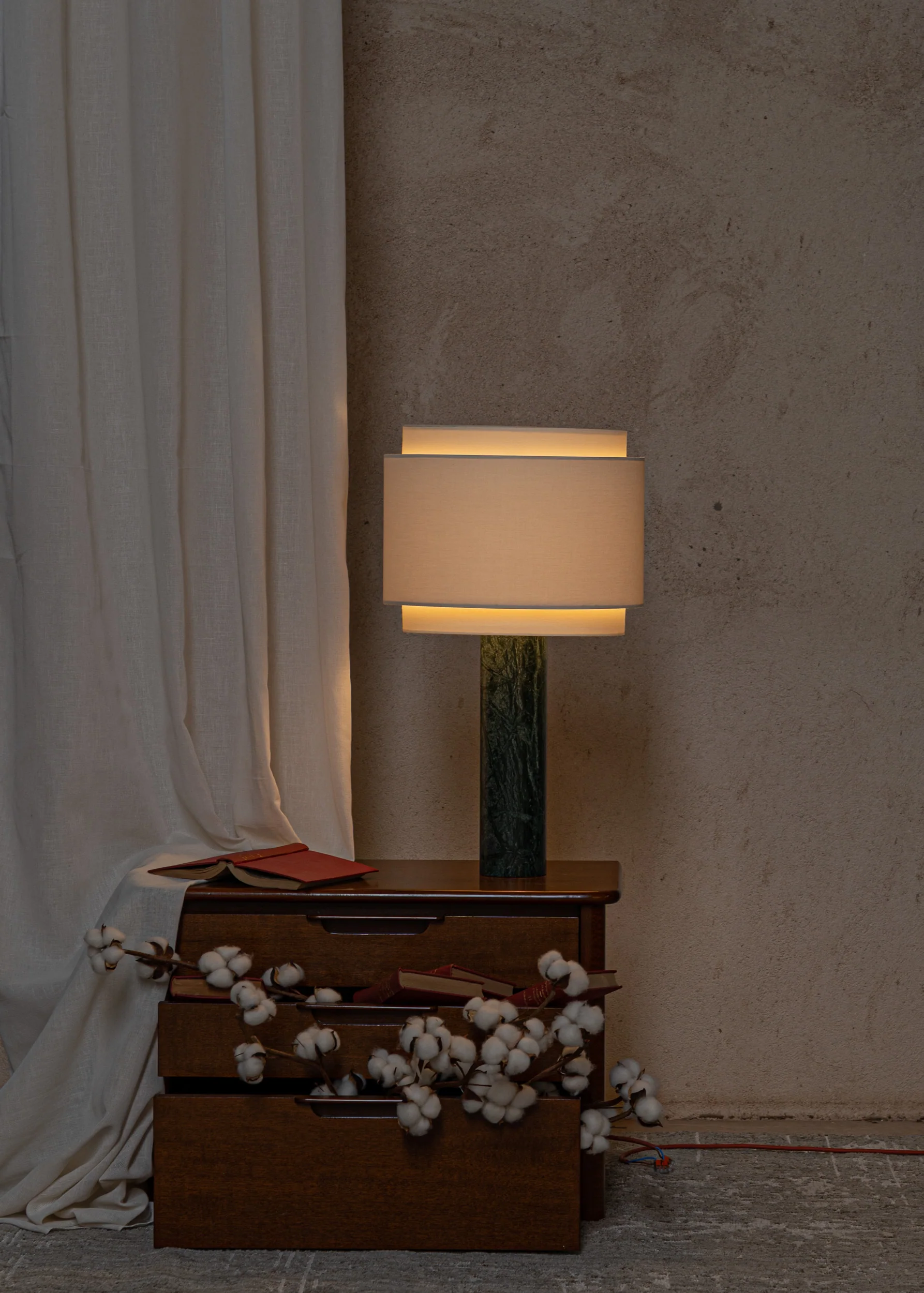 Lampa stołowa PIPO DUOBLE zielony marmur - Image 5