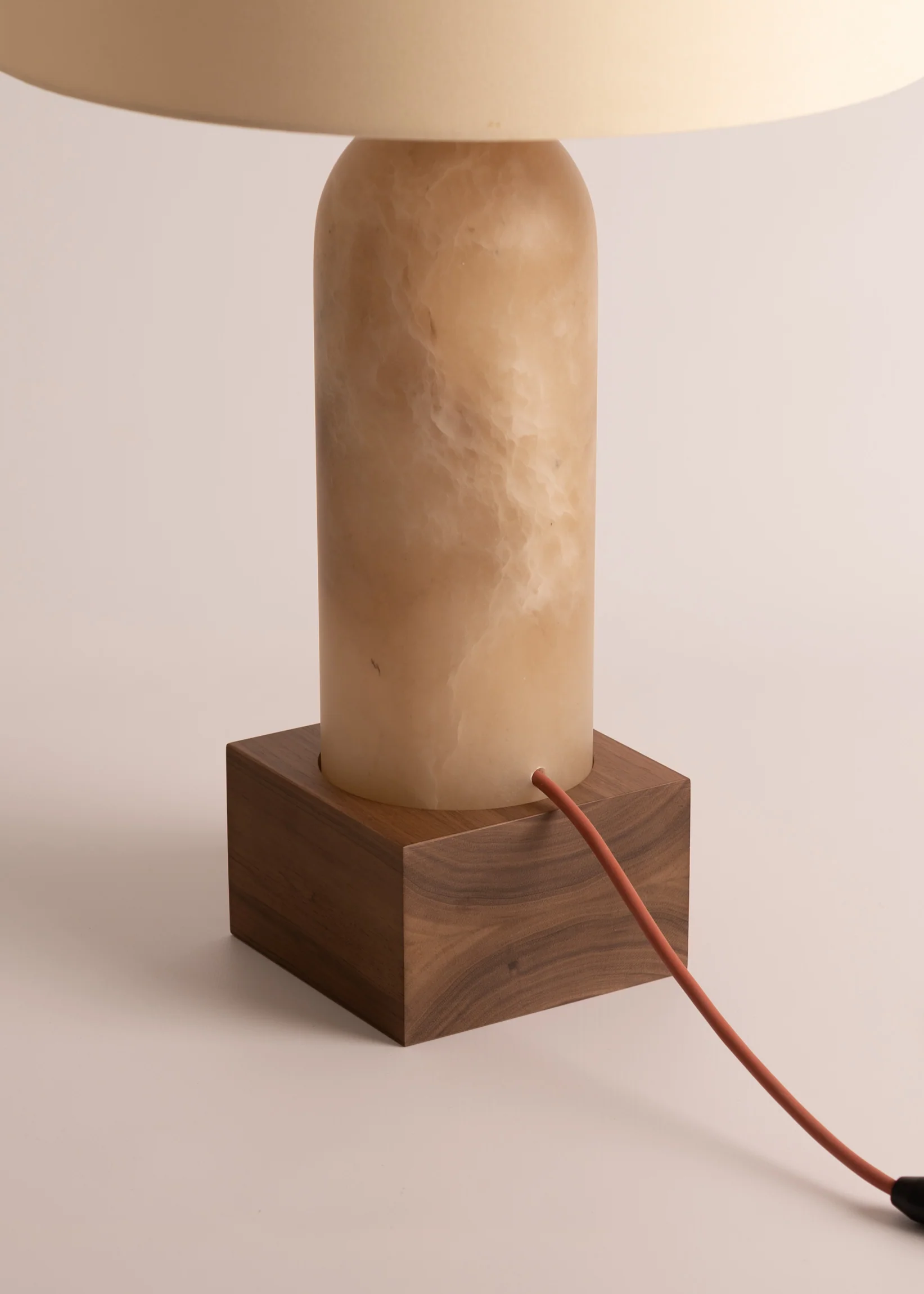 Lampa stołowa PURA KELO ciemny beżowy alabaster - Image 11