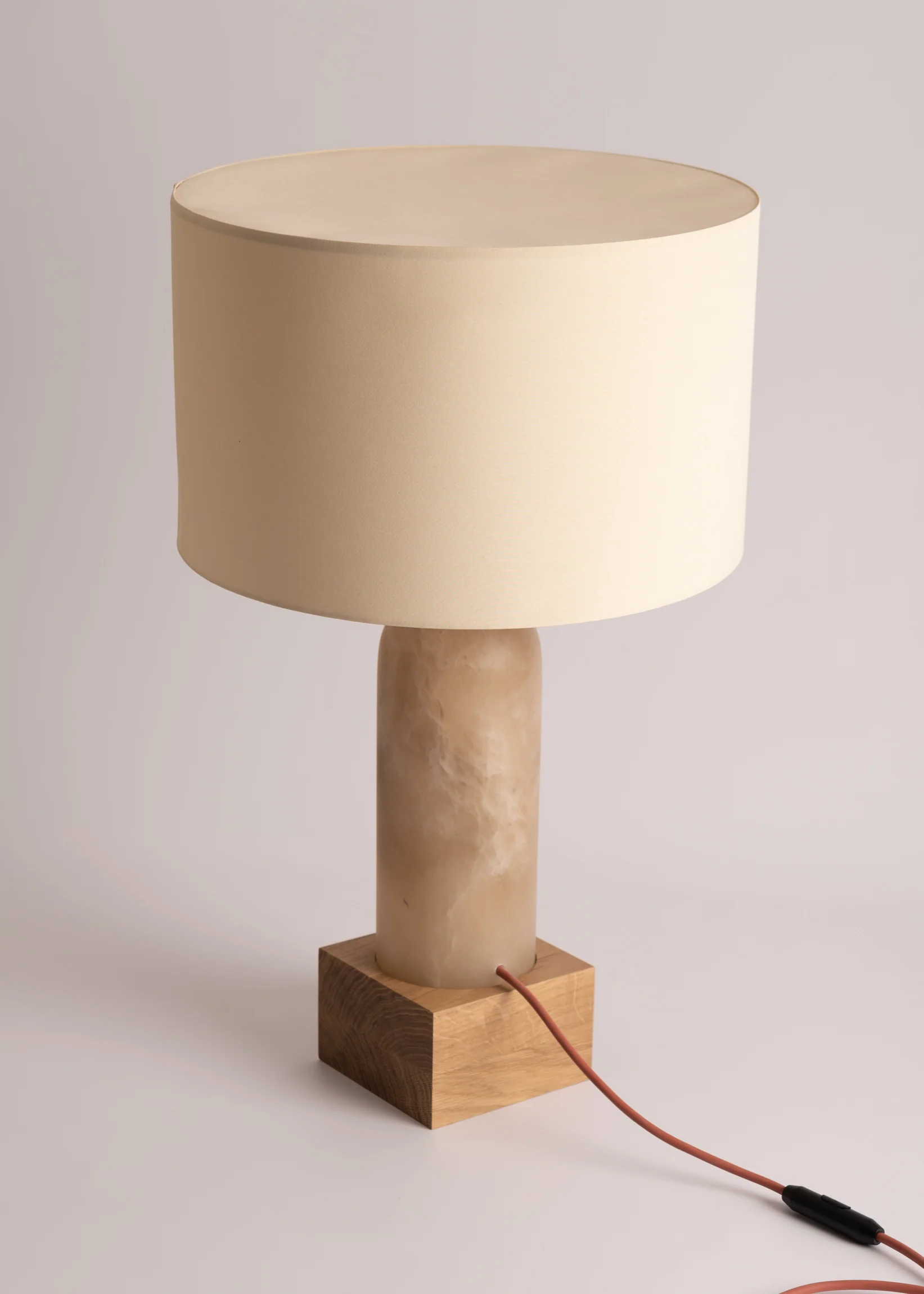 Lampa stołowa PURA KELO ciemny beżowy alabaster - Image 18