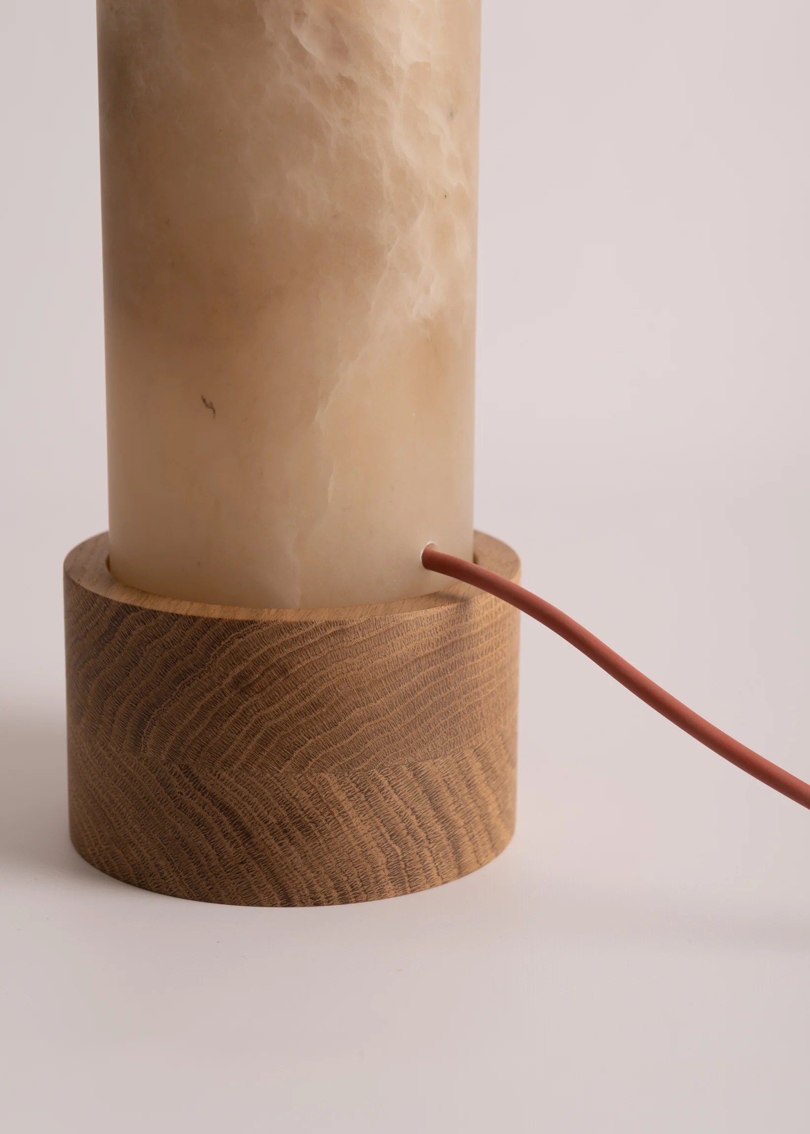 Lampa stołowa PURA KELO ciemny beżowy alabaster - Image 19