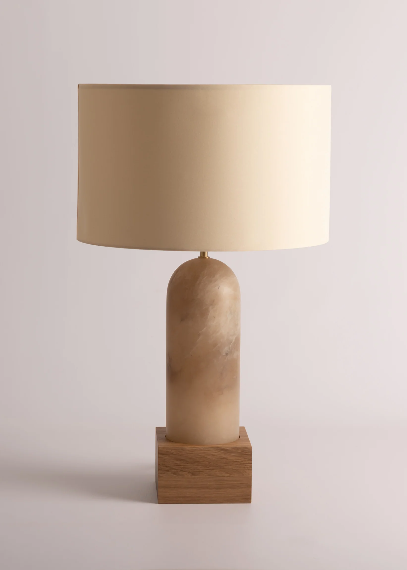 Lampa stołowa PURA KELO ciemny beżowy alabaster - Image 6