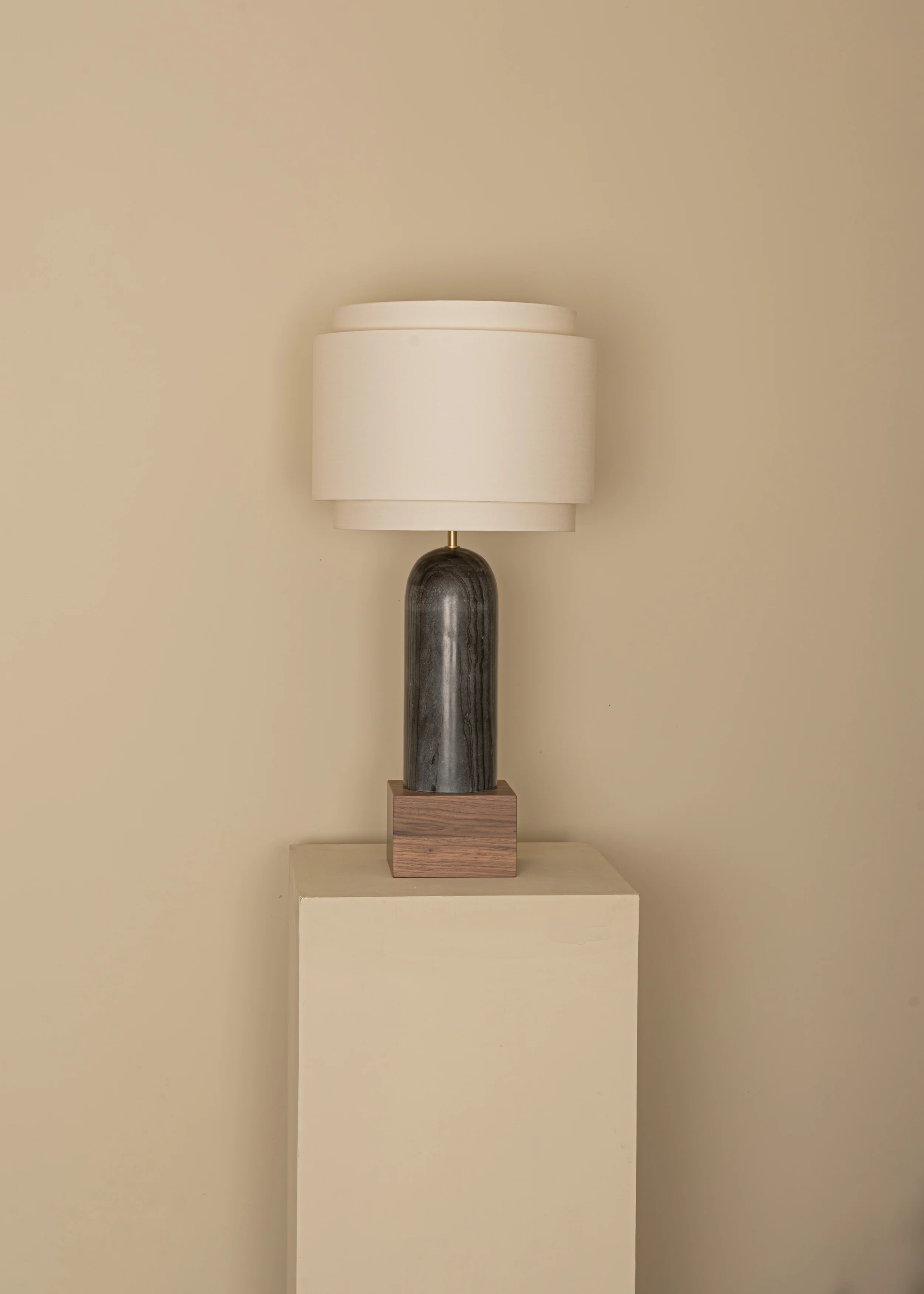 Lampa stołowa PURA KELO DOUBLE czarny marmur - Image 3