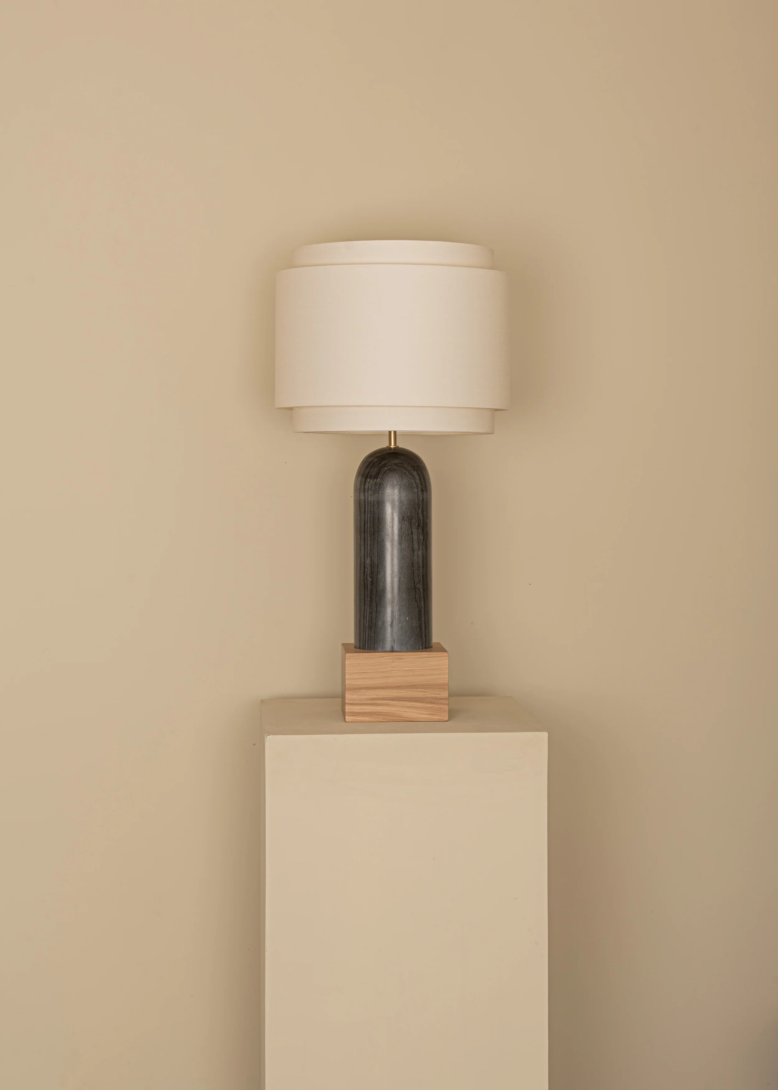 Lampa stołowa PURA KELO DOUBLE czarny marmur - Image 6