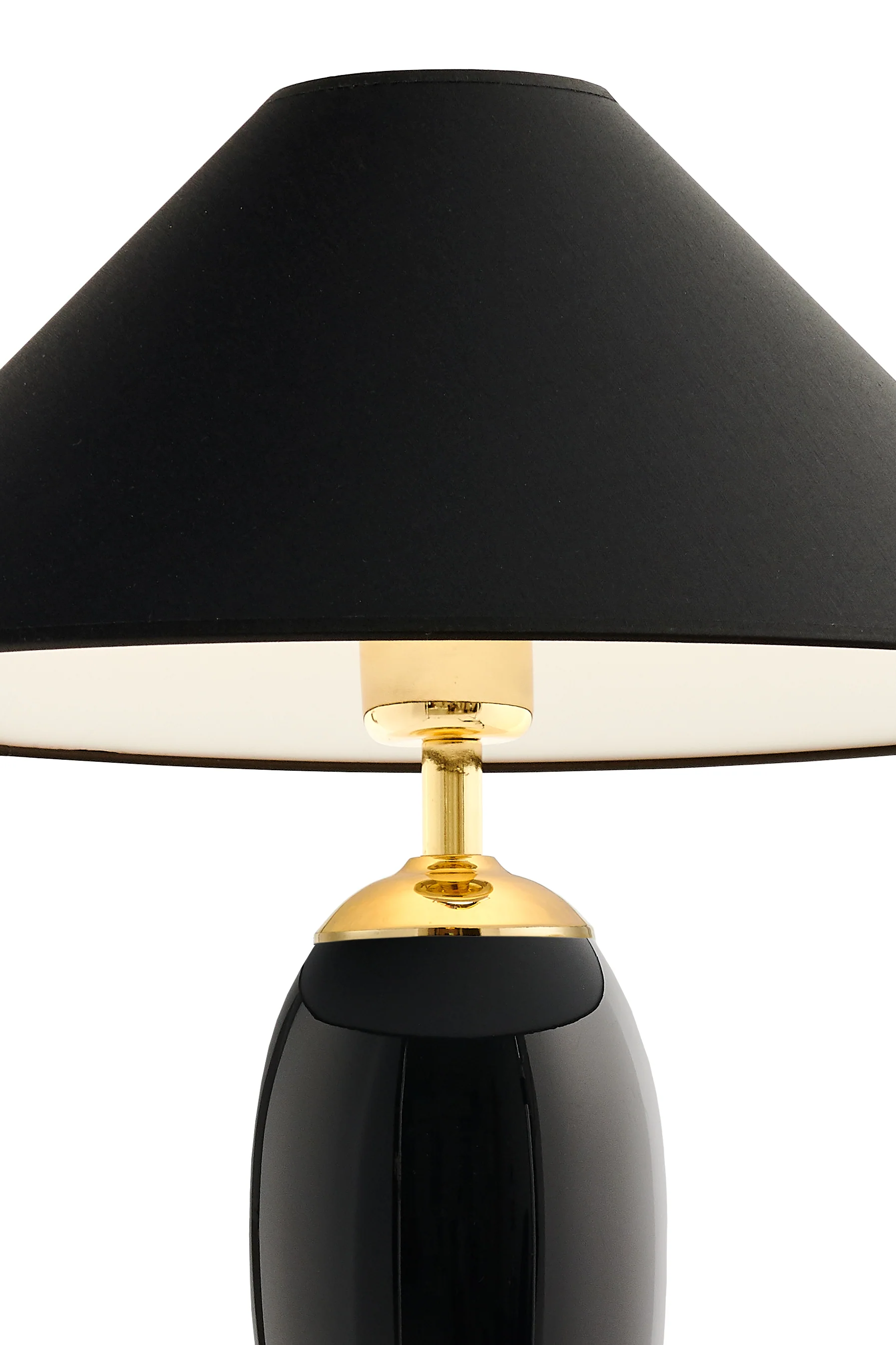 Lampa stołowa REA czarny z czarną podstawą i złotym wykończeniem - Image 3