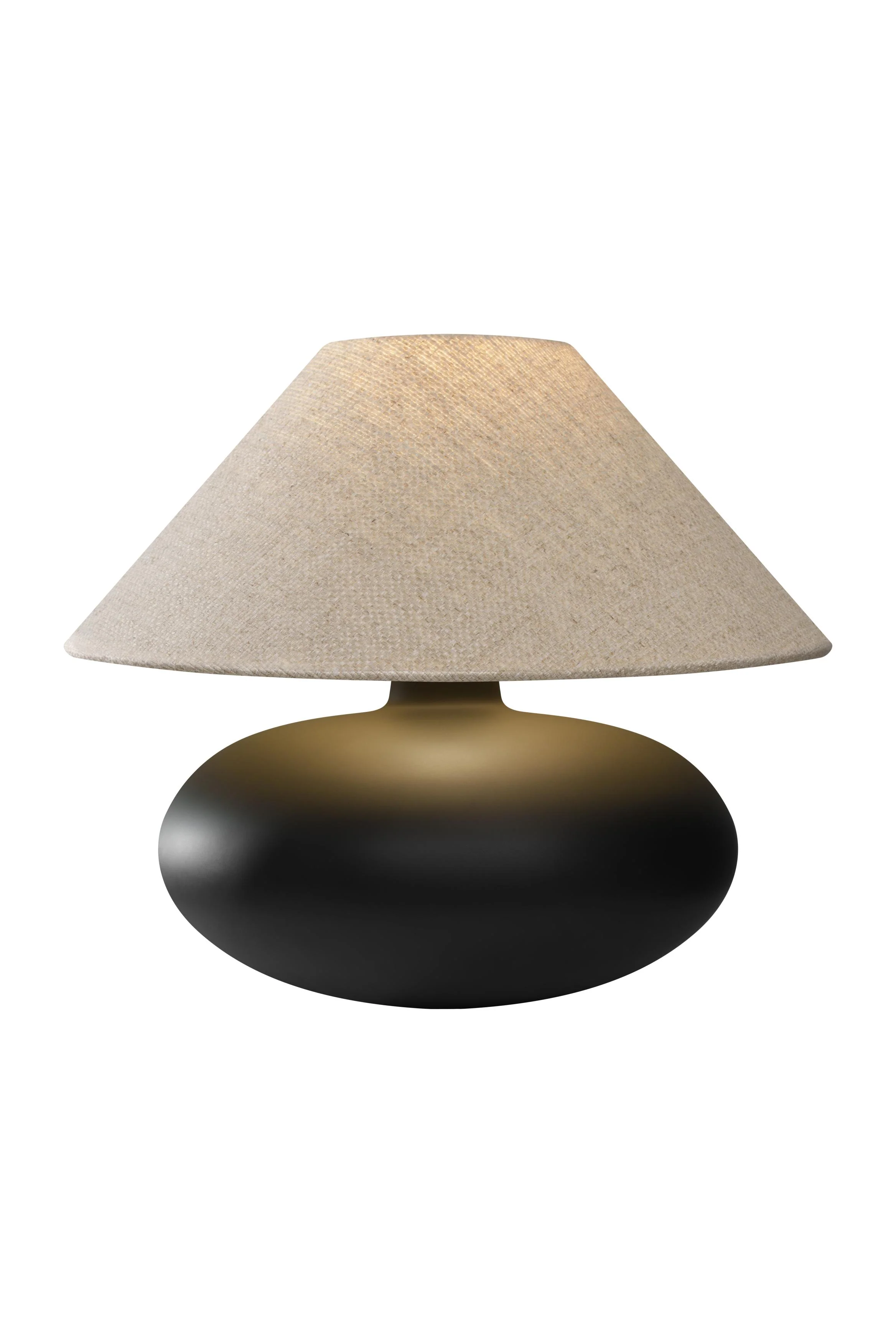 Lampa stołowa SAWA NATUR jasnobeżowa tkanina o grubym splocie [wycofane] - Image 3