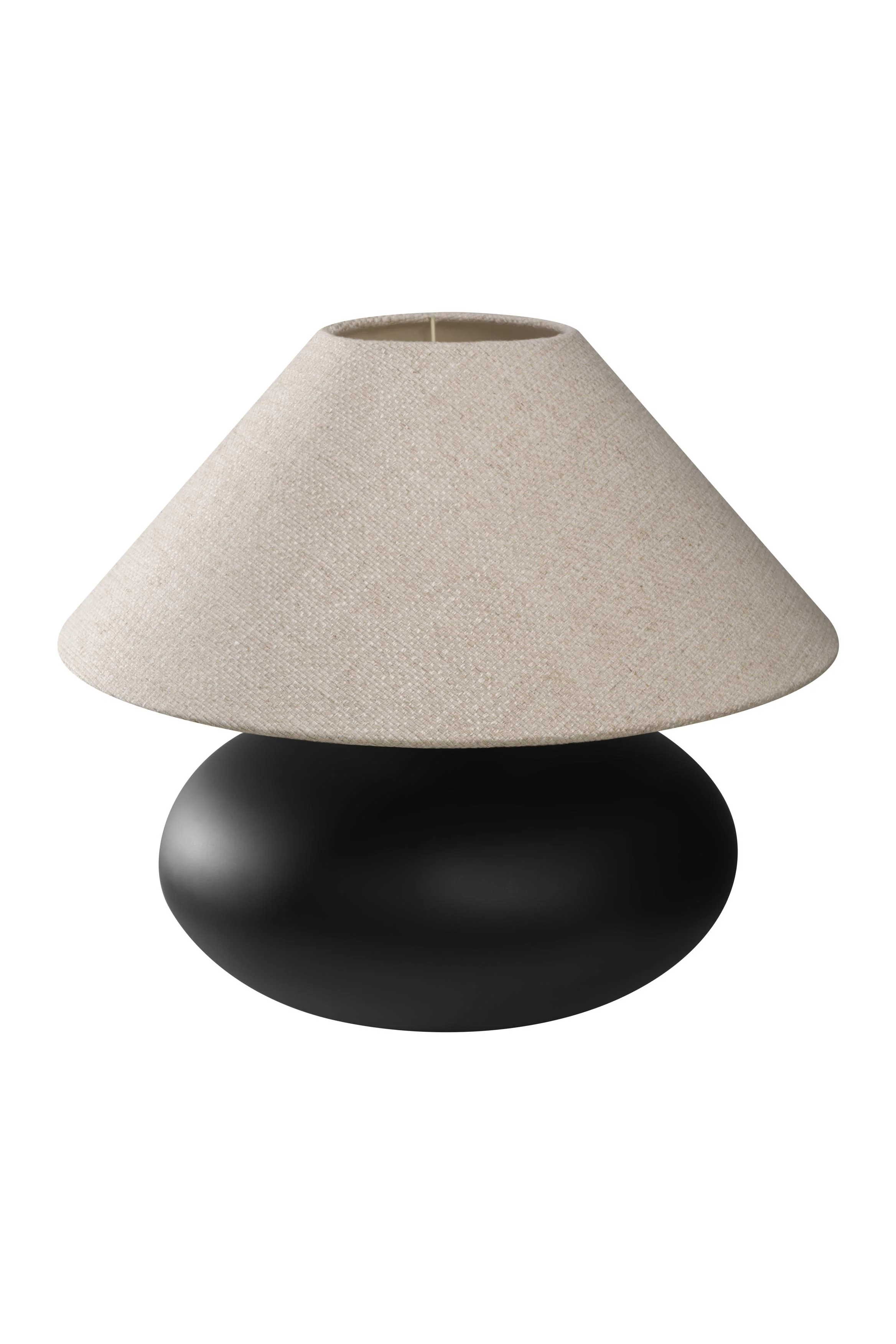 Lampa stołowa SAWA NATUR jasnobeżowa tkanina o grubym splocie [wycofane] - Image 5