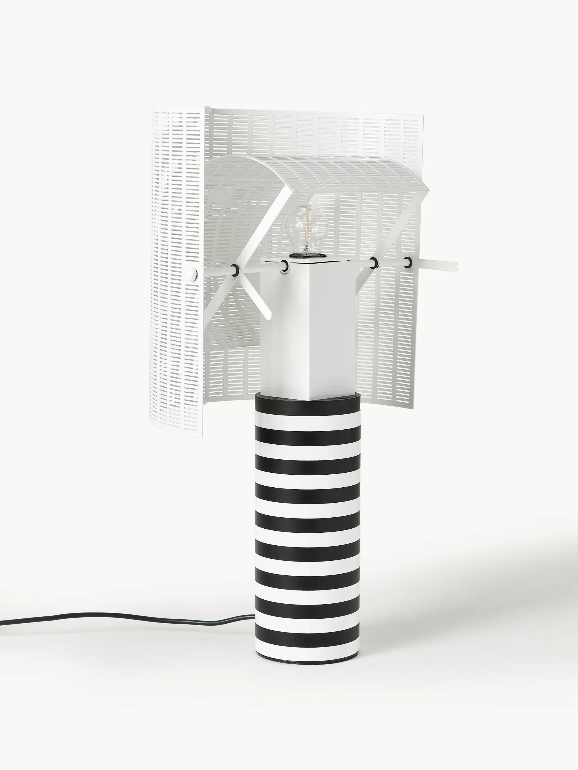 Lampa stołowa SHOGUN biały z czarnym - Image 7