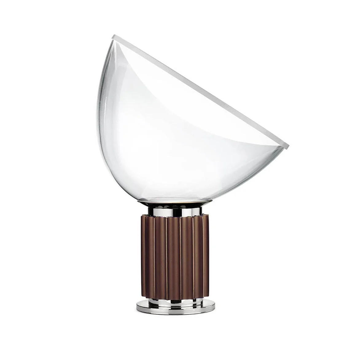 Lampa stołowa TACCIA brązowy