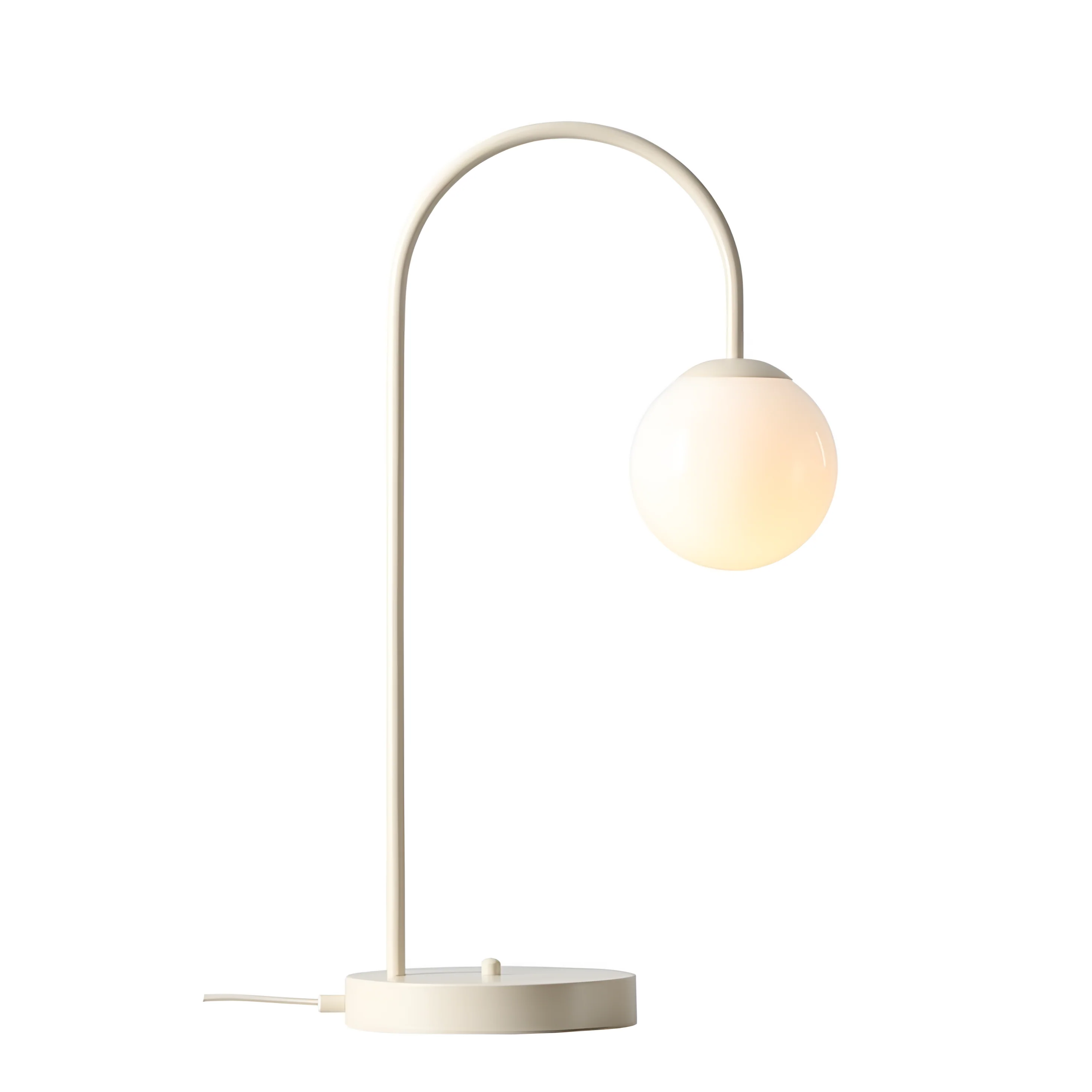 Lampa stołowa UNA kremowy