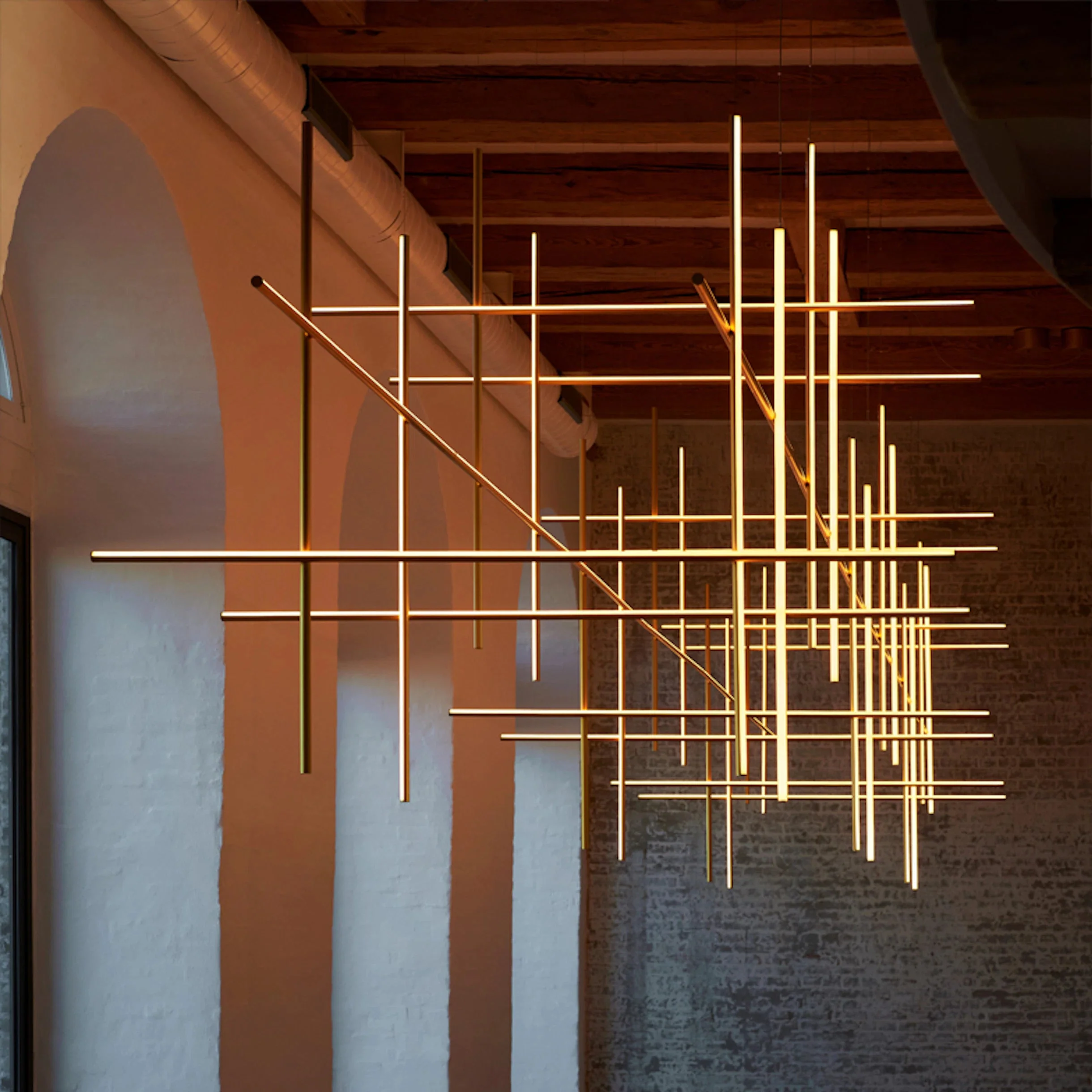 Lampa wisząca COORDINATES 4 CL III szampański - Image 2