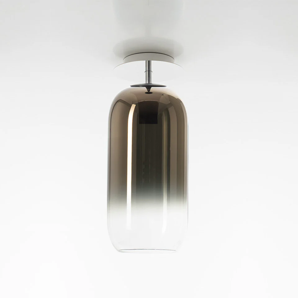 Lampa sufitowa GOPLE brązowy ze srebrnym wykończeniem - Image 3