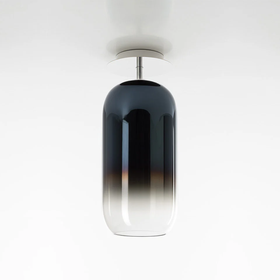 Lampa sufitowa GOPLE niebieski ze srebrnym wykończeniem - Image 3