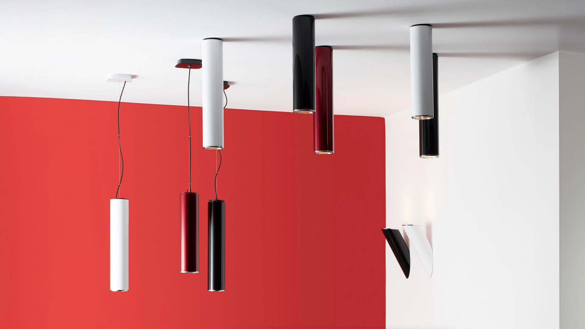 Lampa sufitowa LLIO rubinowa czerwień - Image 2