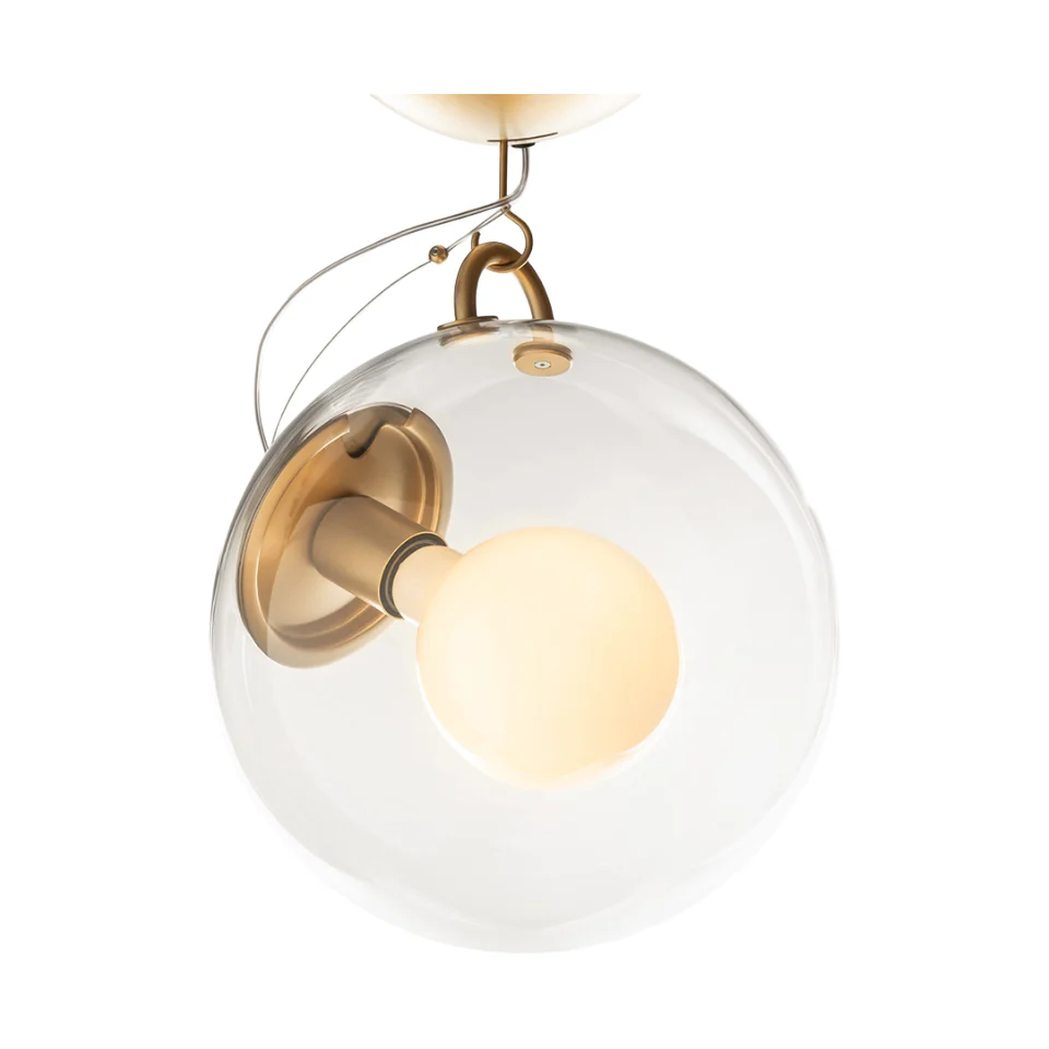 Lampa sufitowa MICONOS satynowy mosiądz