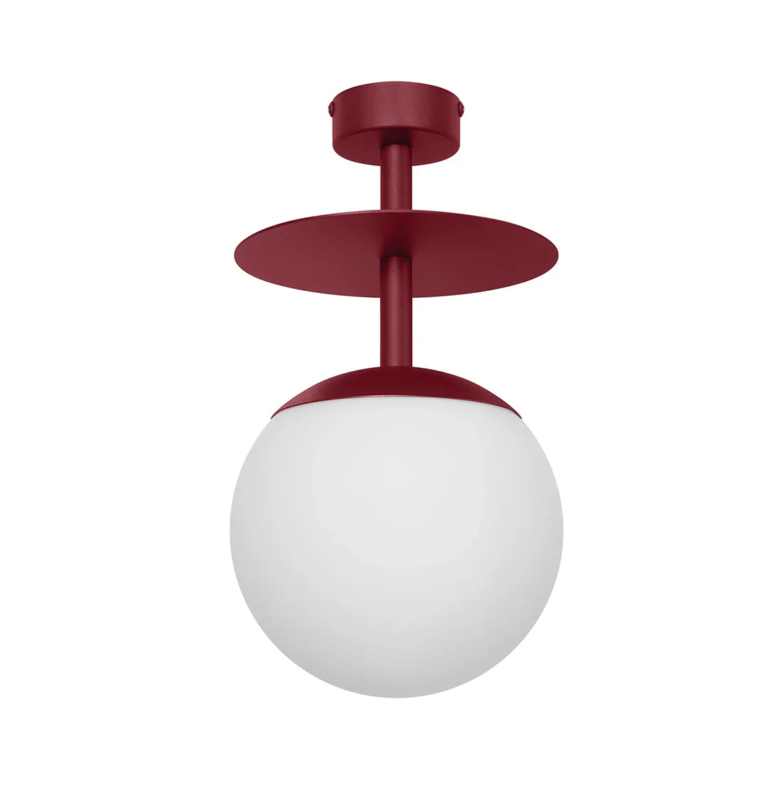 Lampa sufitowa PLAAT burgundowy