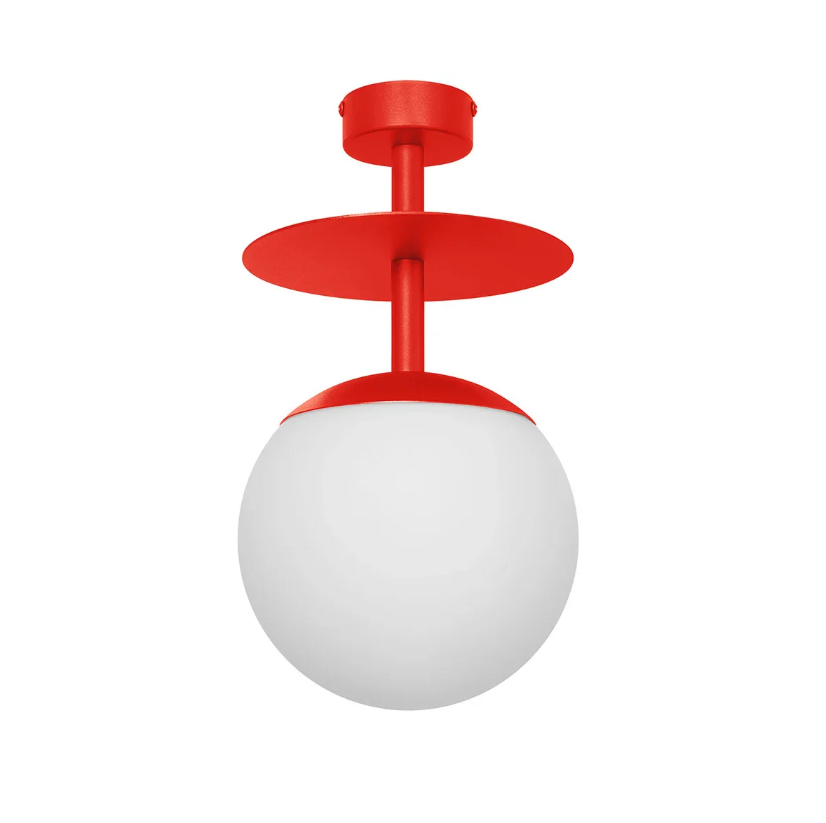 Lampa sufitowa PLAAT czerwony