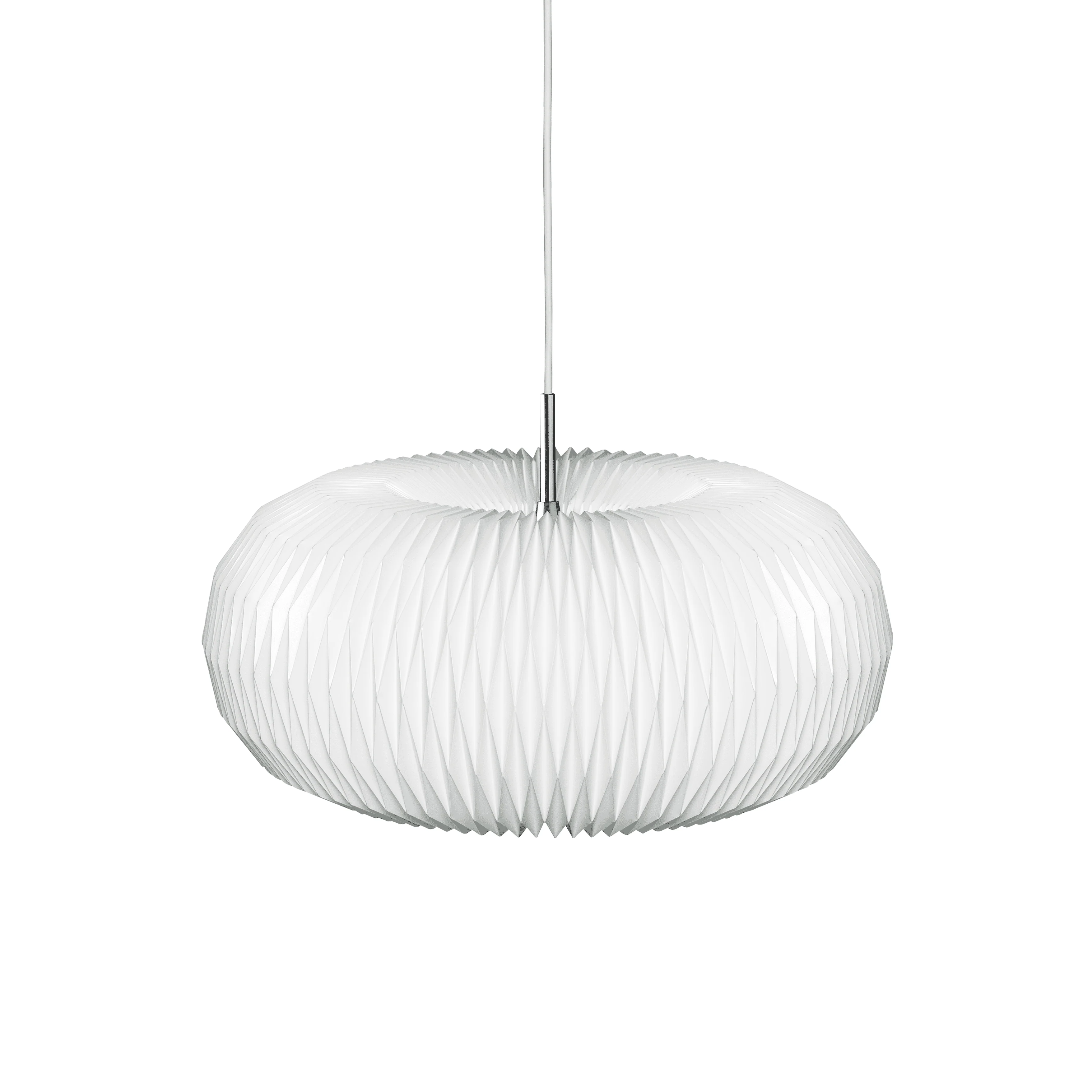 Lampa wisząca MODEL 195 DONUT biały ze srebrnym