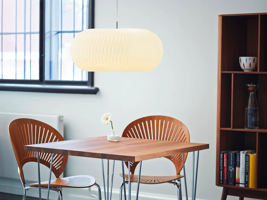 Lampa wisząca MODEL 195 DONUT biały ze srebrnym - Image 5