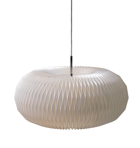 Lampa wisząca MODEL 195 DONUT biały ze srebrnym - Image 8