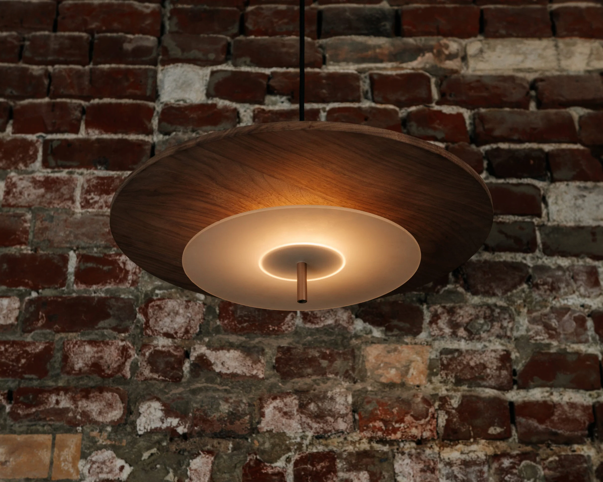 Lampa wisząca AEROPLAN WOOD lite drewno orzechowe - Image 2
