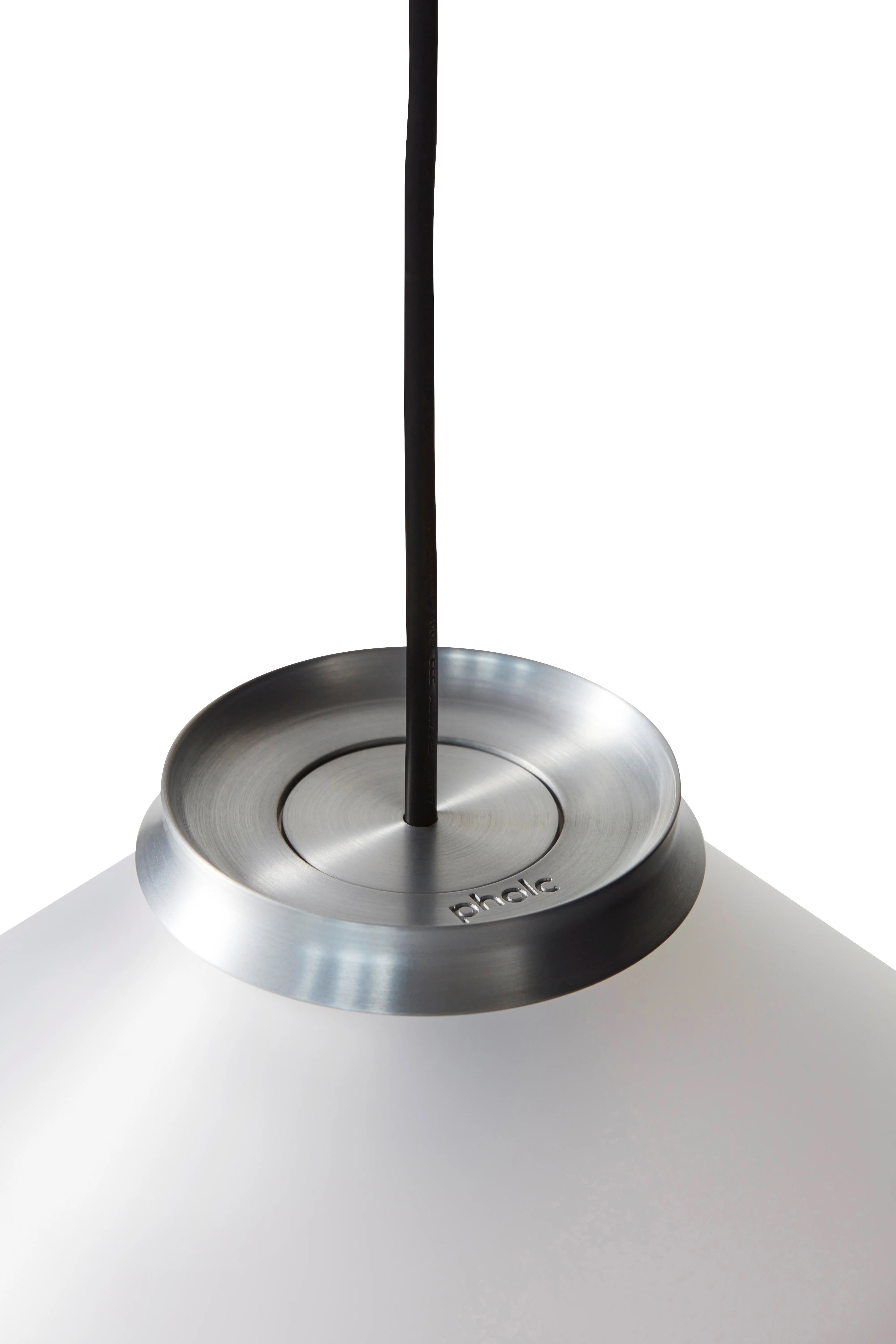 Lampa wisząca ALINE srebrny z białym kloszem - Image 11