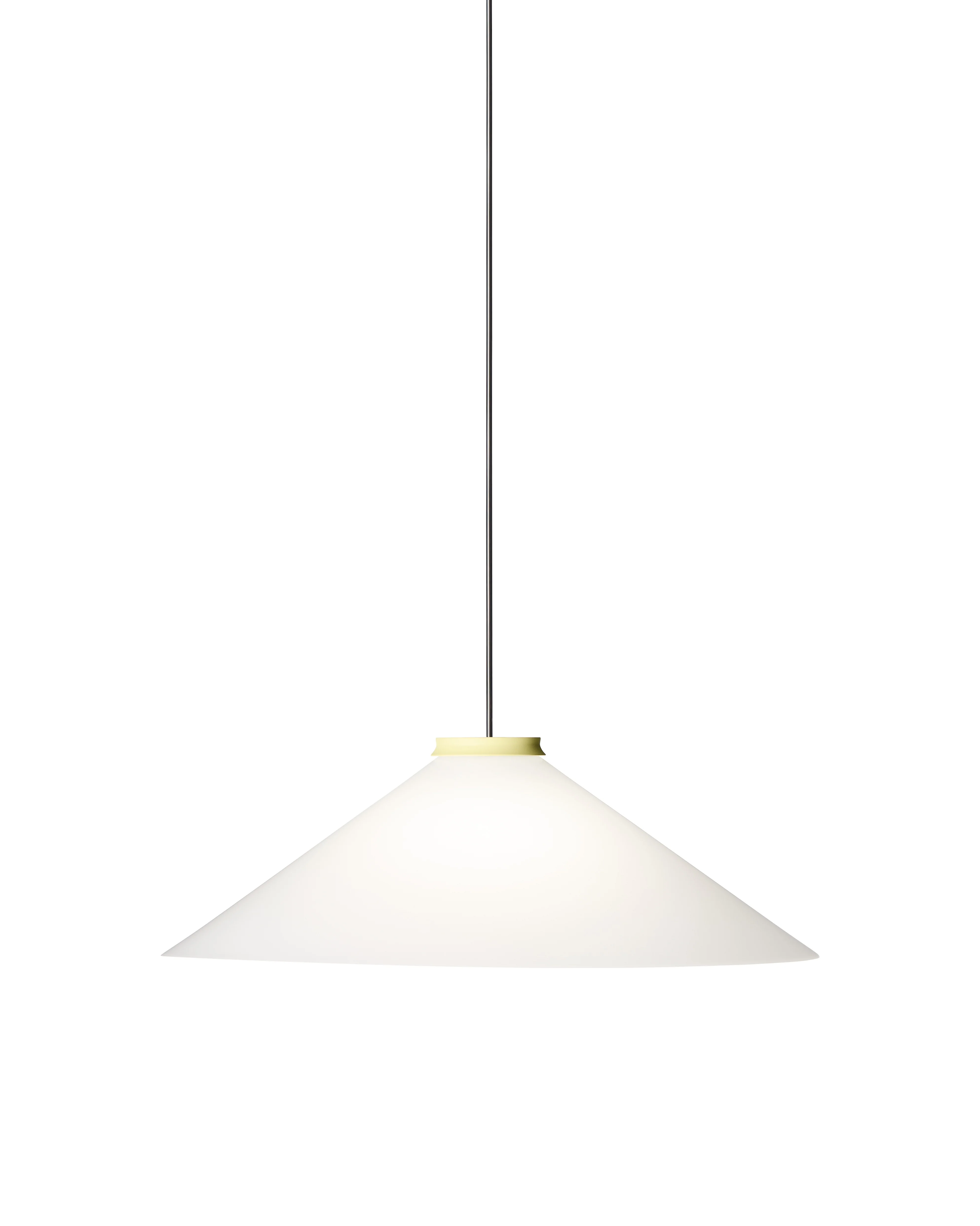 Lampa wisząca ALINE jasnożółty z białym kloszem - Image 7