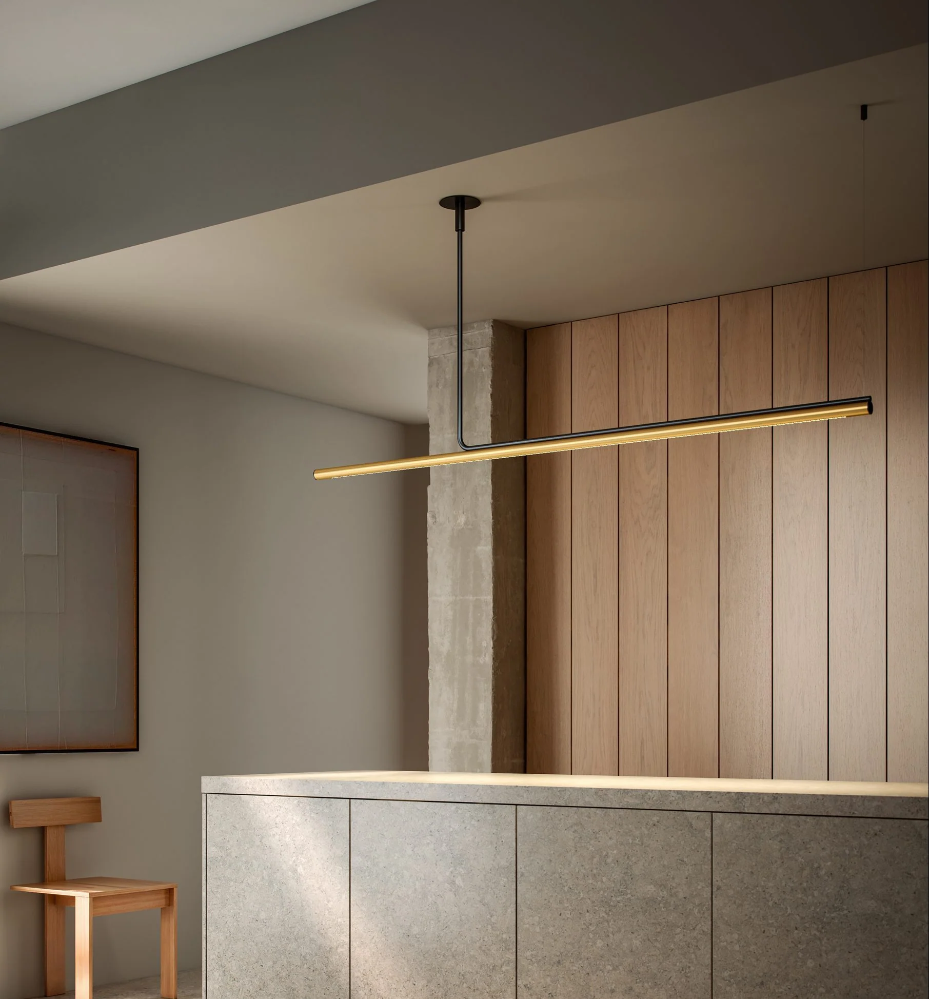 Lampa wisząca AMBROSIA PRO złoty - Image 3