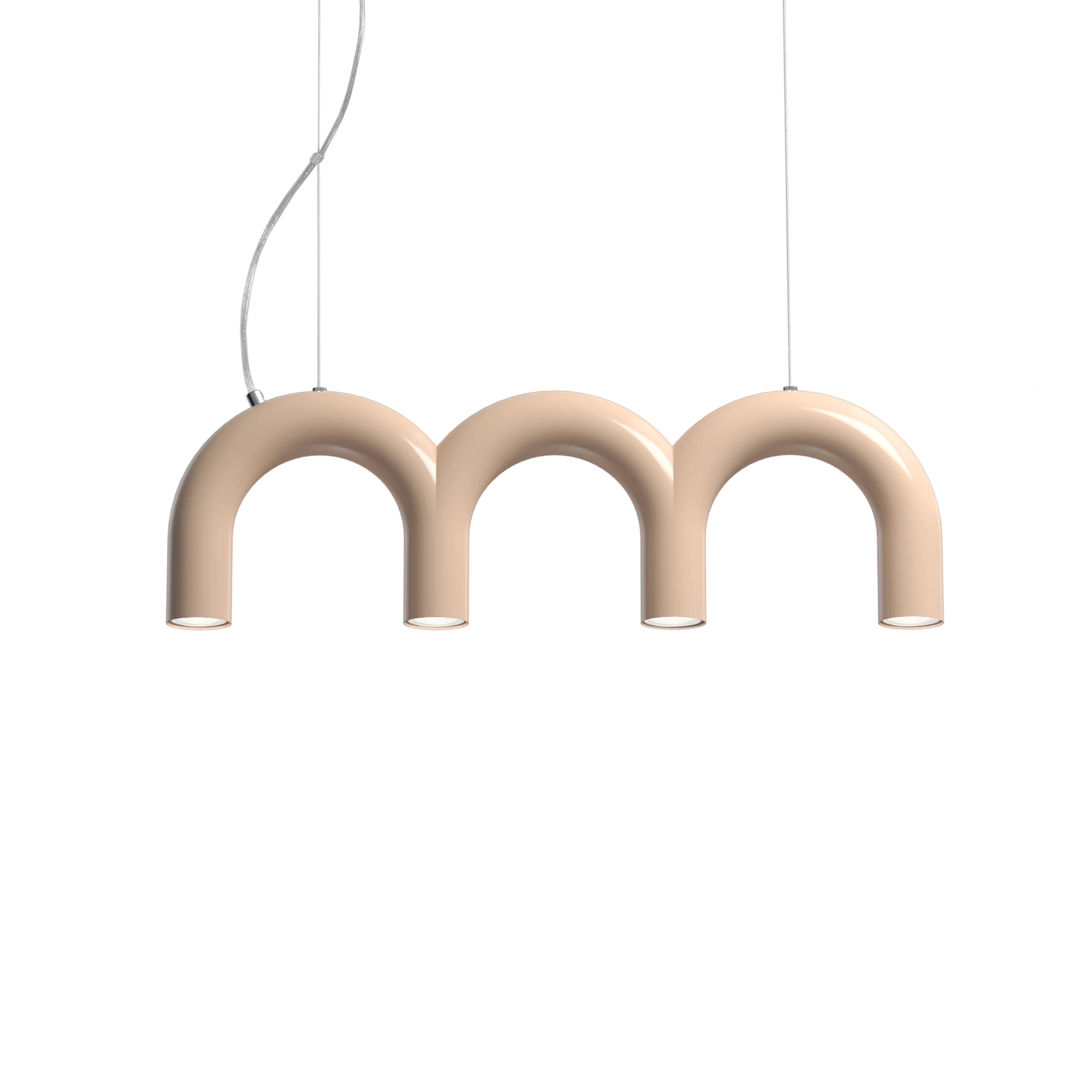 Lampa wisząca ARCH TRIPLETTE beżowy