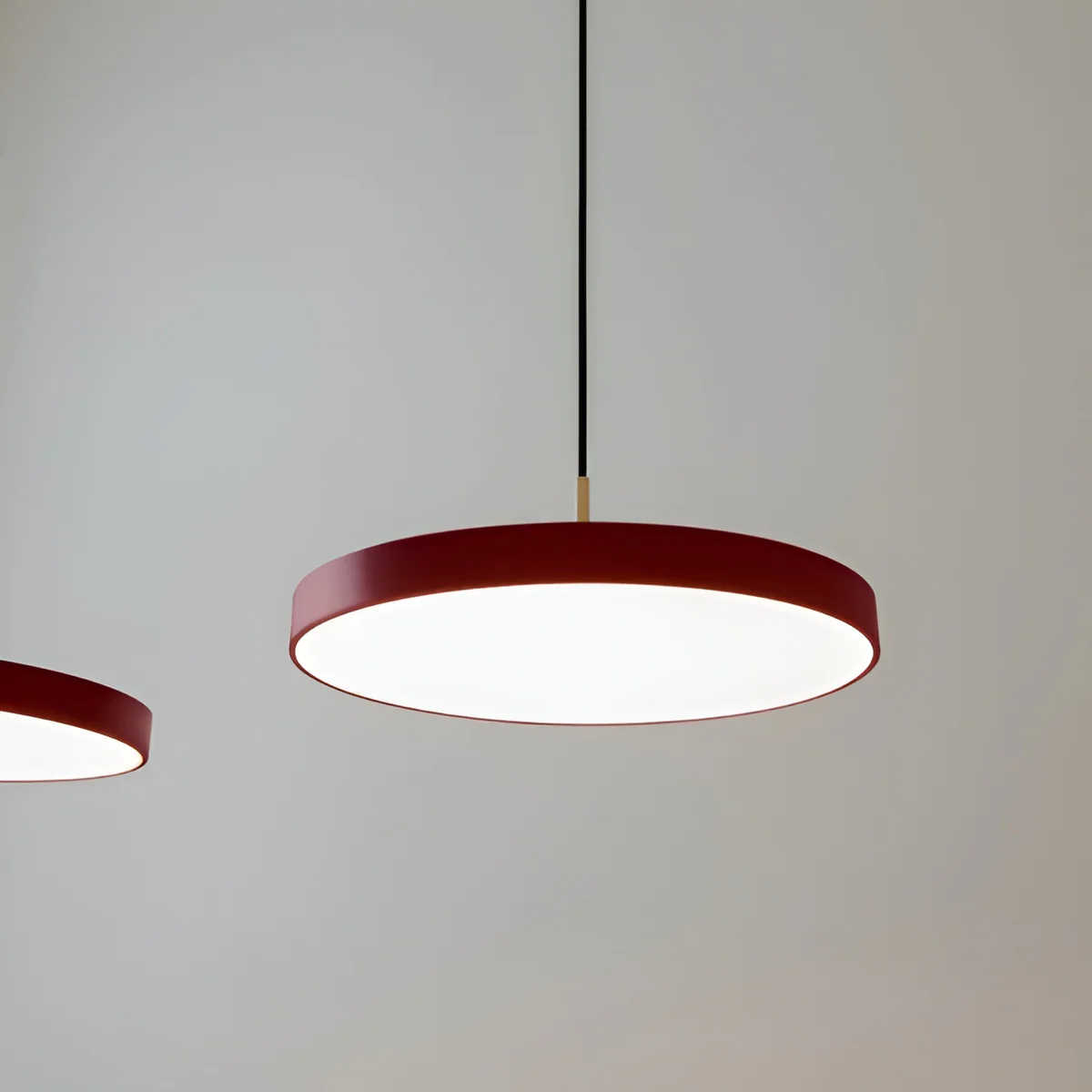 Lampa wisząca ASTERIA PLUS bordowy ze złotą wstawką - Image 4