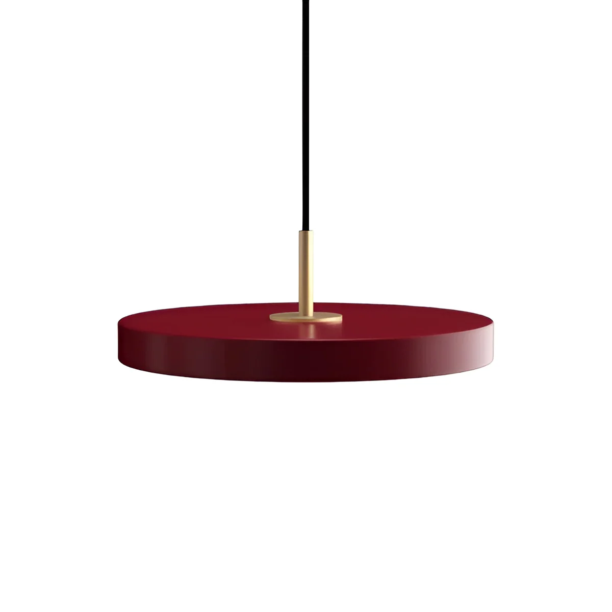 Lampa wisząca ASTERIA PLUS bordowy ze złotą wstawką - Image 9
