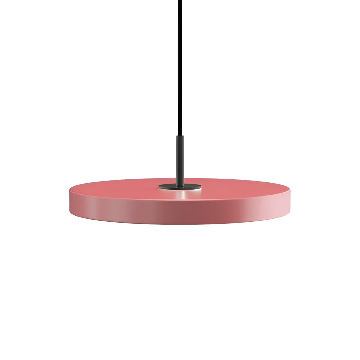Lampa wisząca ASTERIA PLUS jasnoróżowy z czarną wstawką - Image 4