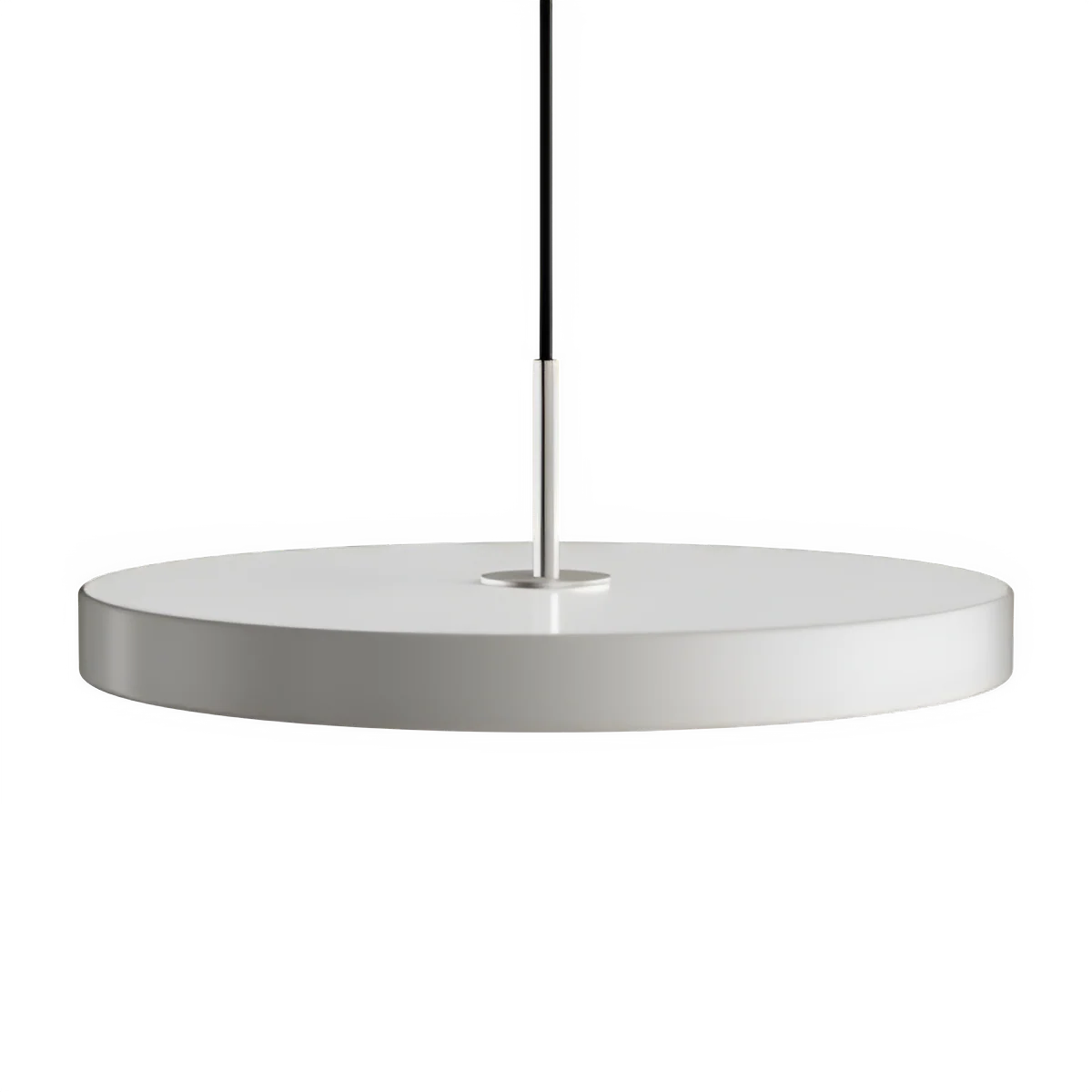 Lampa wisząca ASTERIA PLUS jasnoszary ze srebrną wstawką - Image 3