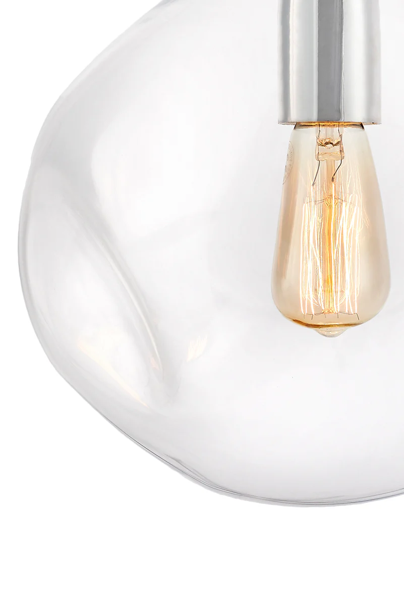 Lampa wisząca AVIA transparentny ze srebrnym wykończeniem - Image 12