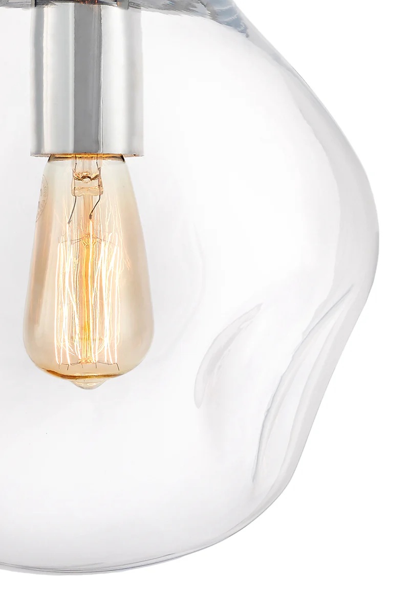 Lampa wisząca AVIA transparentny ze srebrnym wykończeniem - Image 13