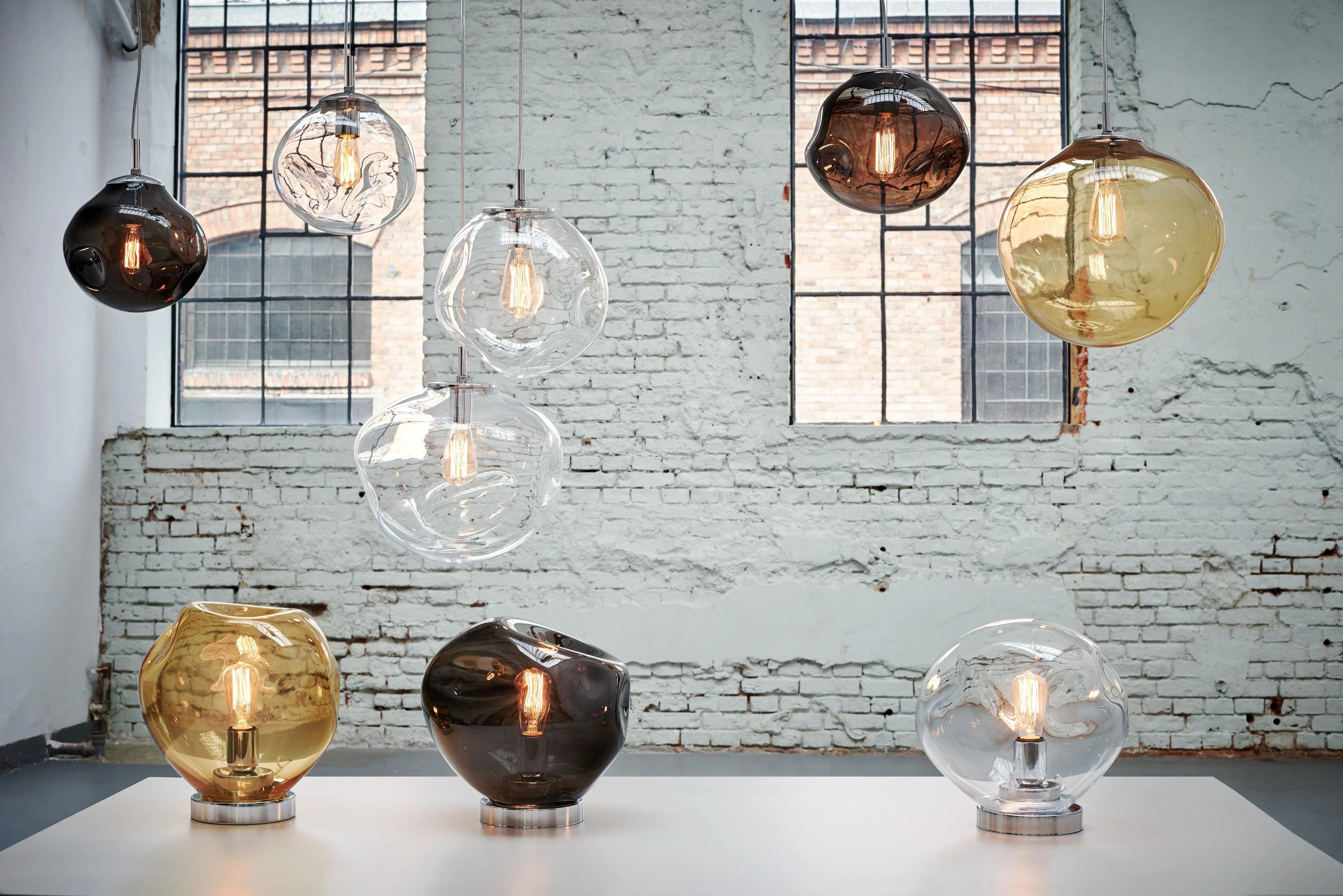 Lampa wisząca AVIA transparentny ze srebrnym wykończeniem - Image 6