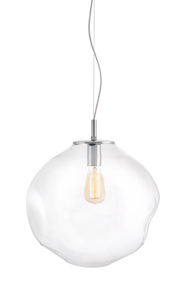 Lampa wisząca AVIA transparentny ze srebrnym wykończeniem - Image 7
