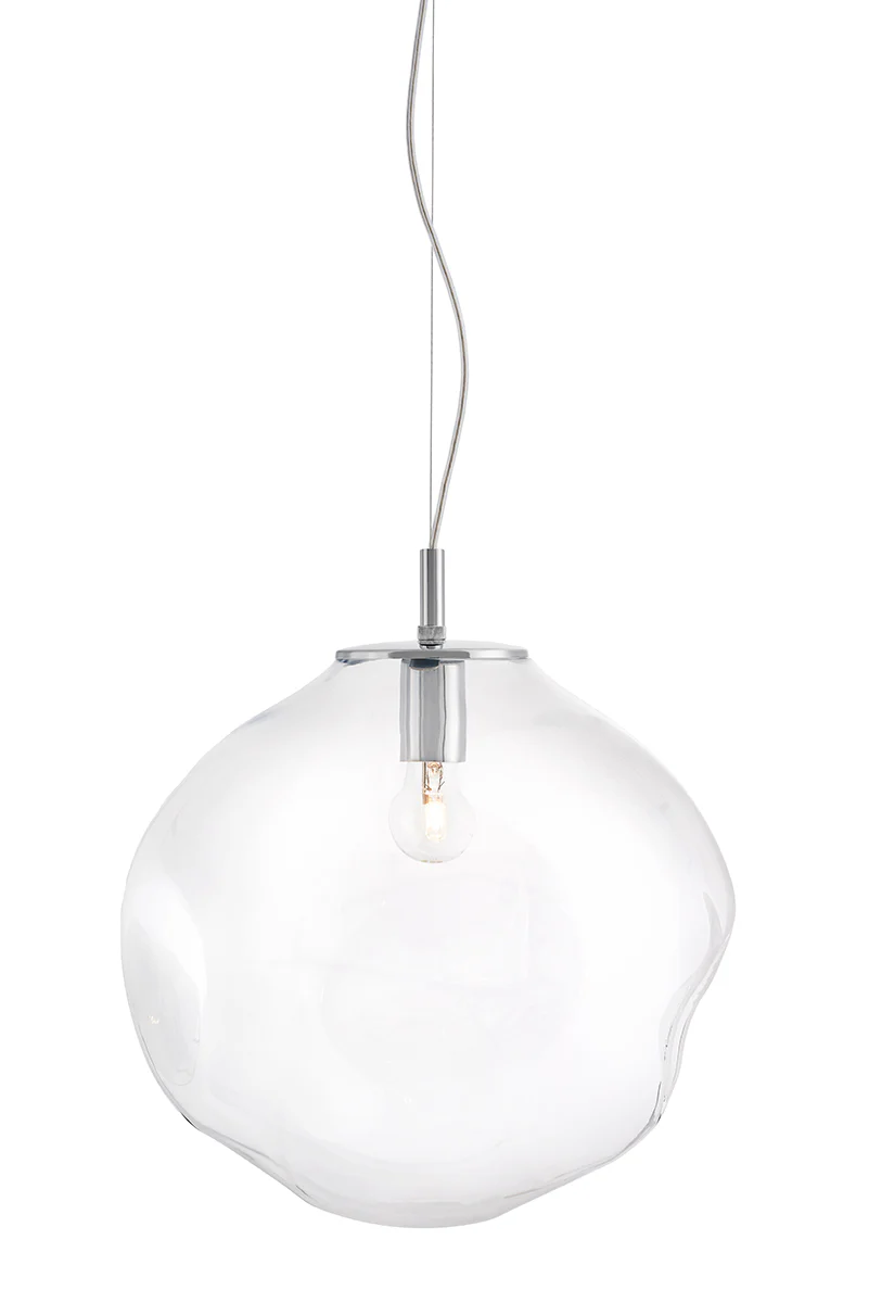 Lampa wisząca AVIA transparentny ze srebrnym wykończeniem - Image 8