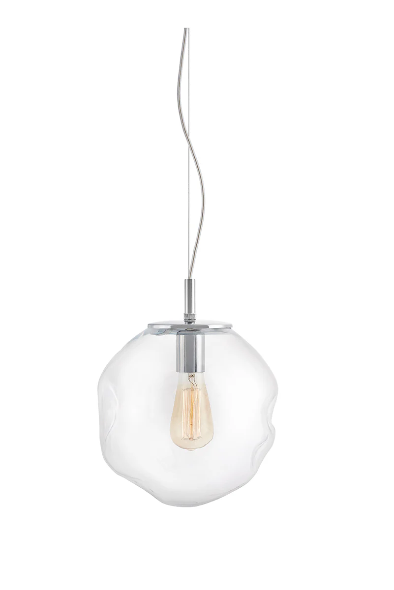 Lampa wisząca AVIA transparentny ze srebrnym wykończeniem - Image 9