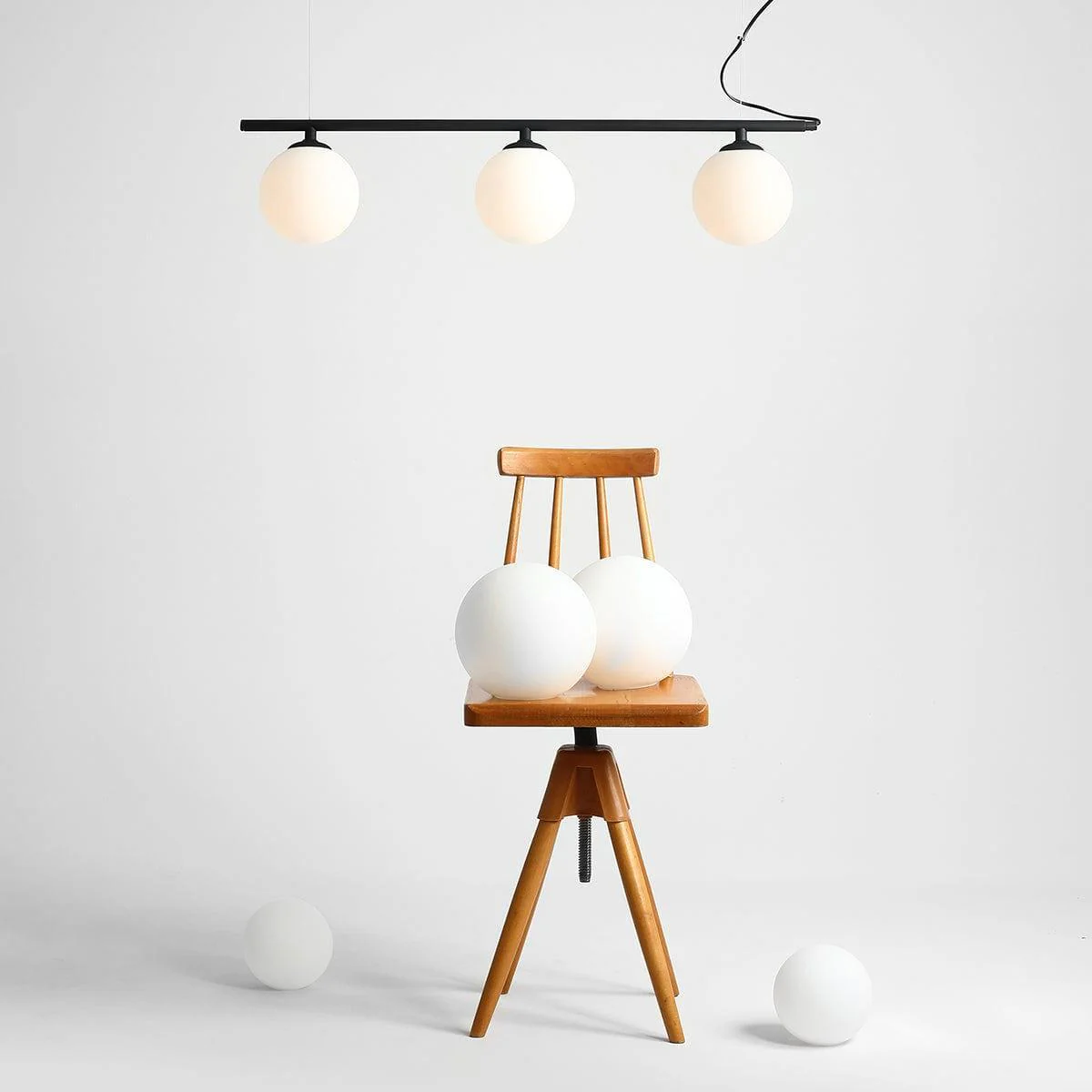 Lampa wisząca BERYL GLASS TRIO czarny - Image 2