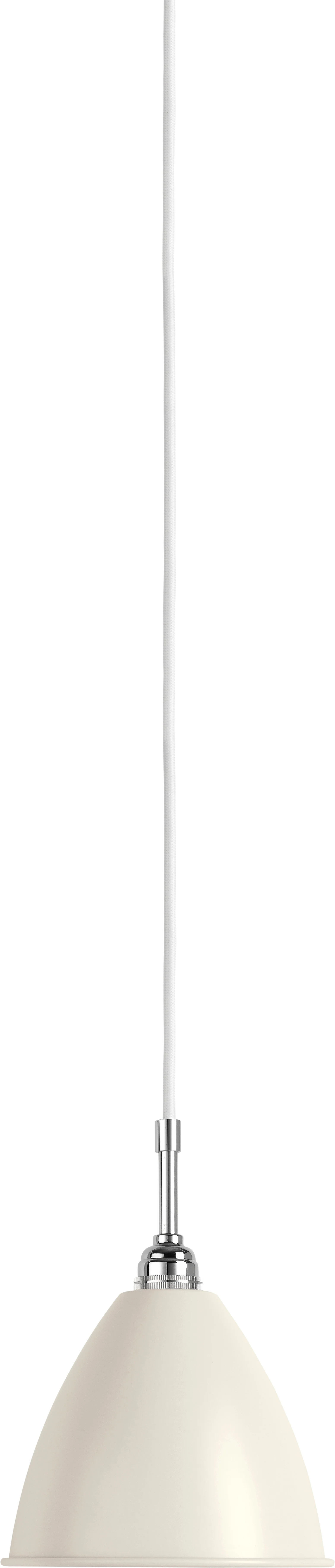 Lampa wisząca BESTLITE BL9 chrom z kremowym kloszem - Image 3
