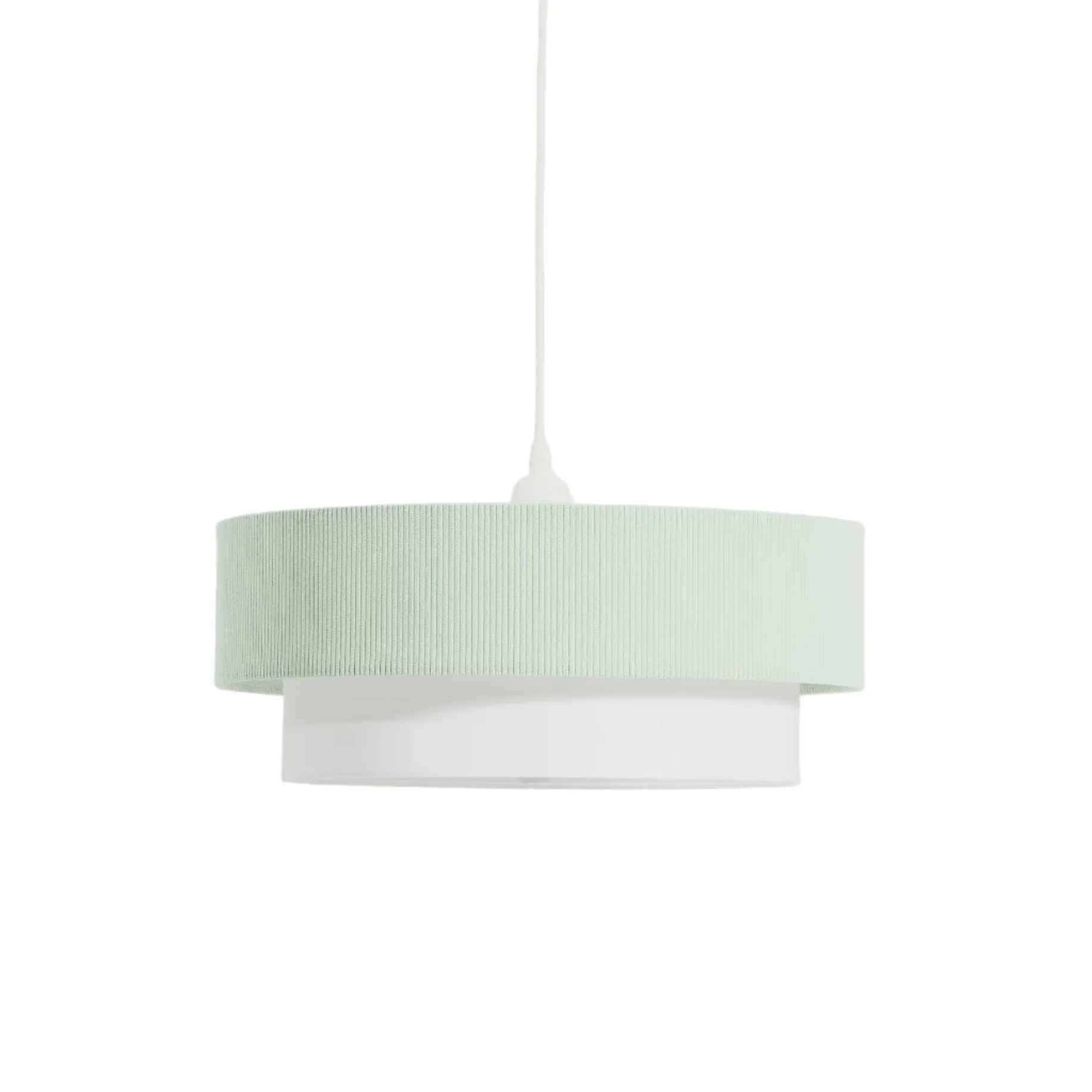 Lampa wisząca BIANELLA turkusowy z białym