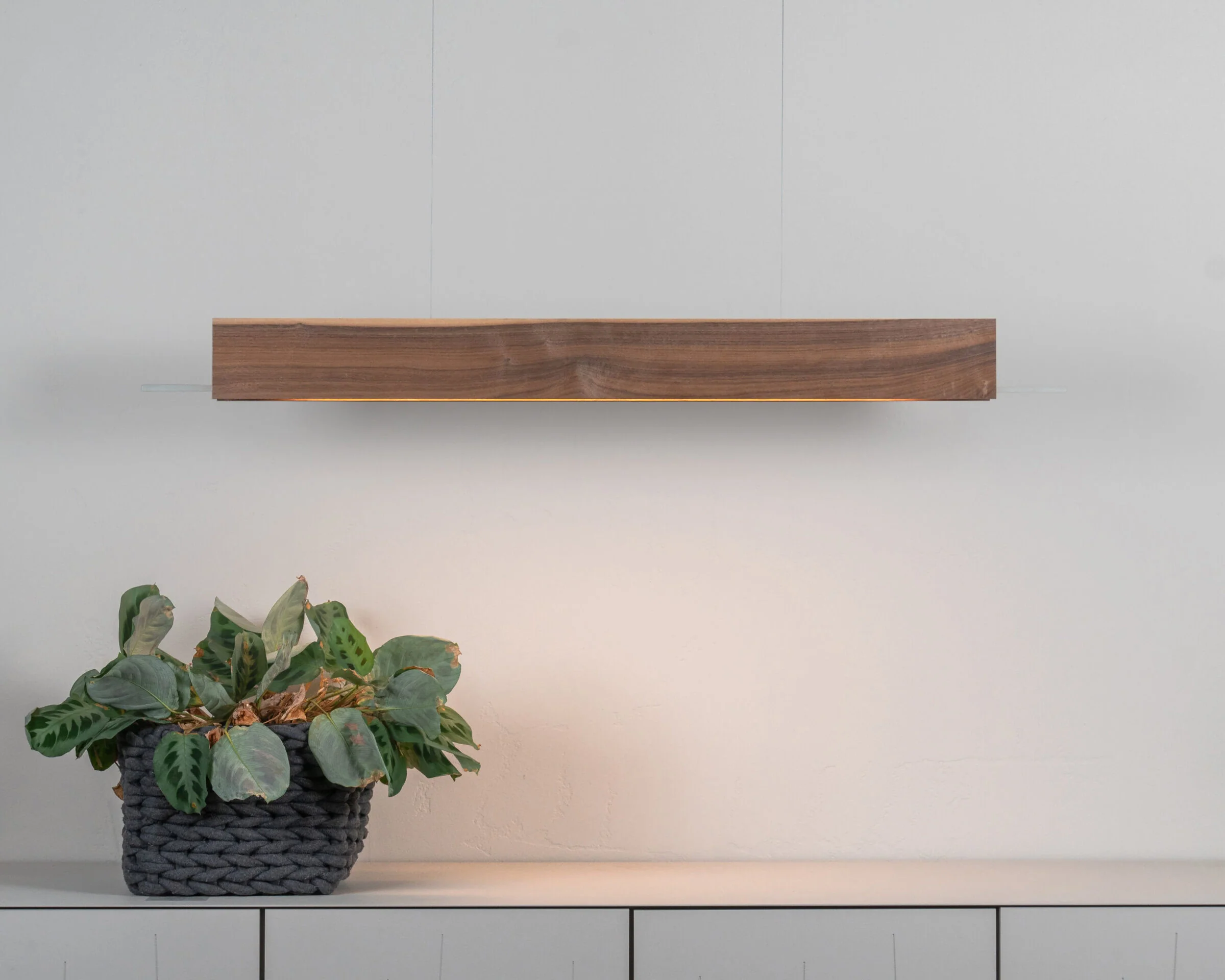 Lampa wisząca BLAZE drewno orzechowe - Image 2