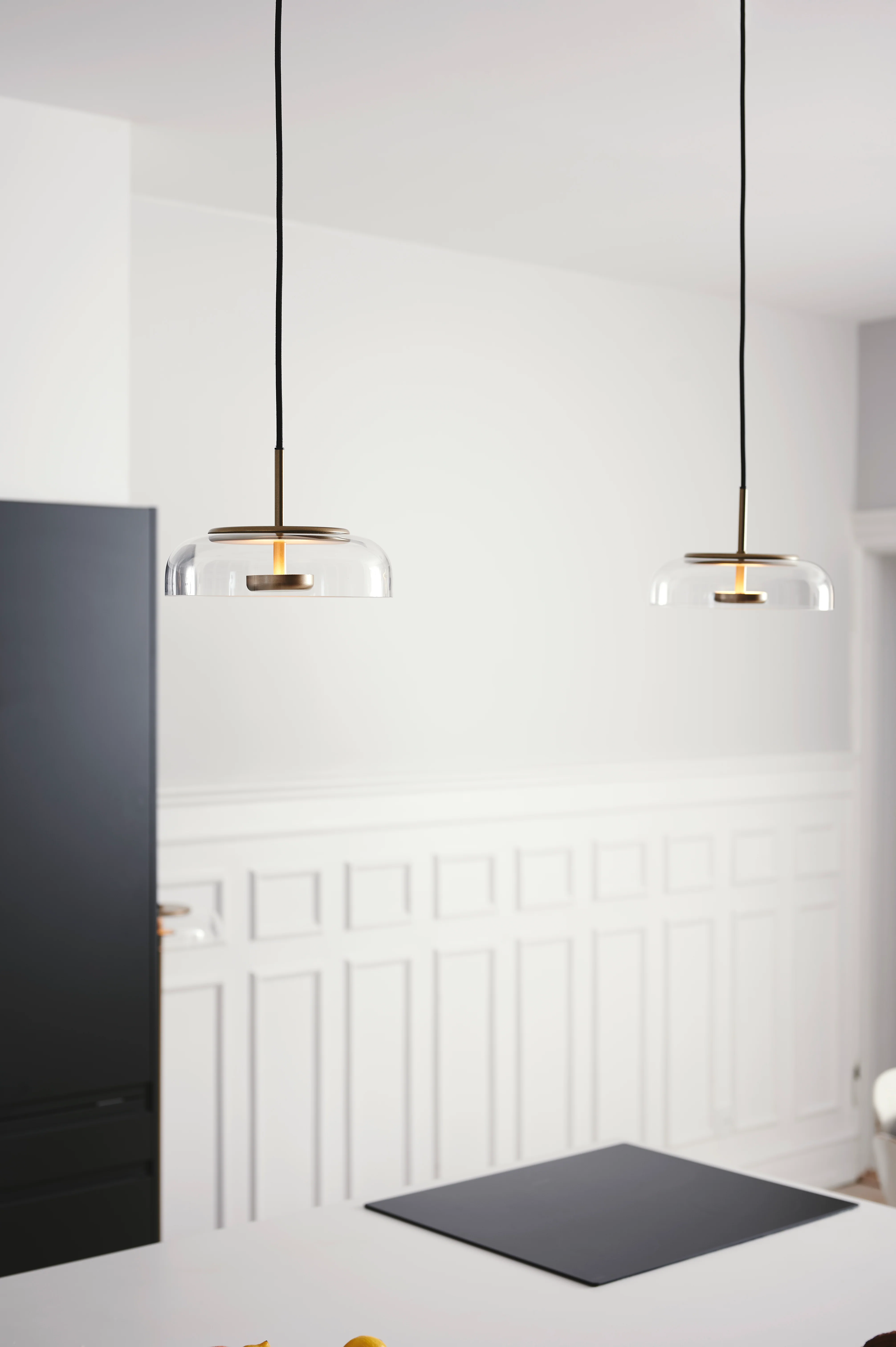Lampa wisząca BLOSSI złoty z transparentnym szkłem - Image 3