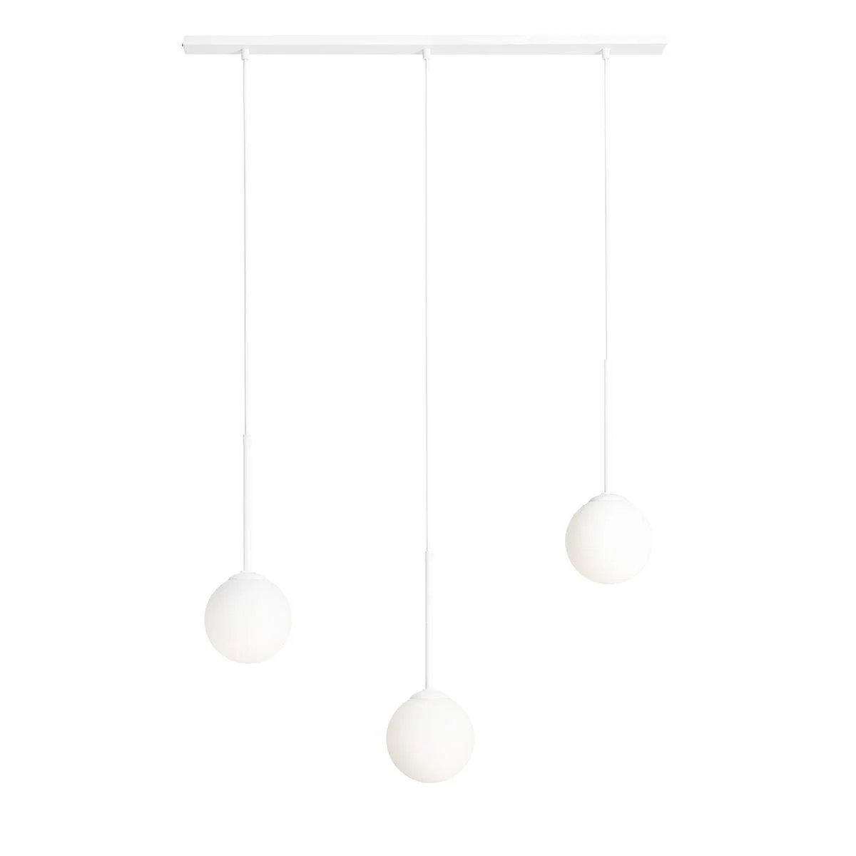 Lampa wisząca BOSSO TRIO biały