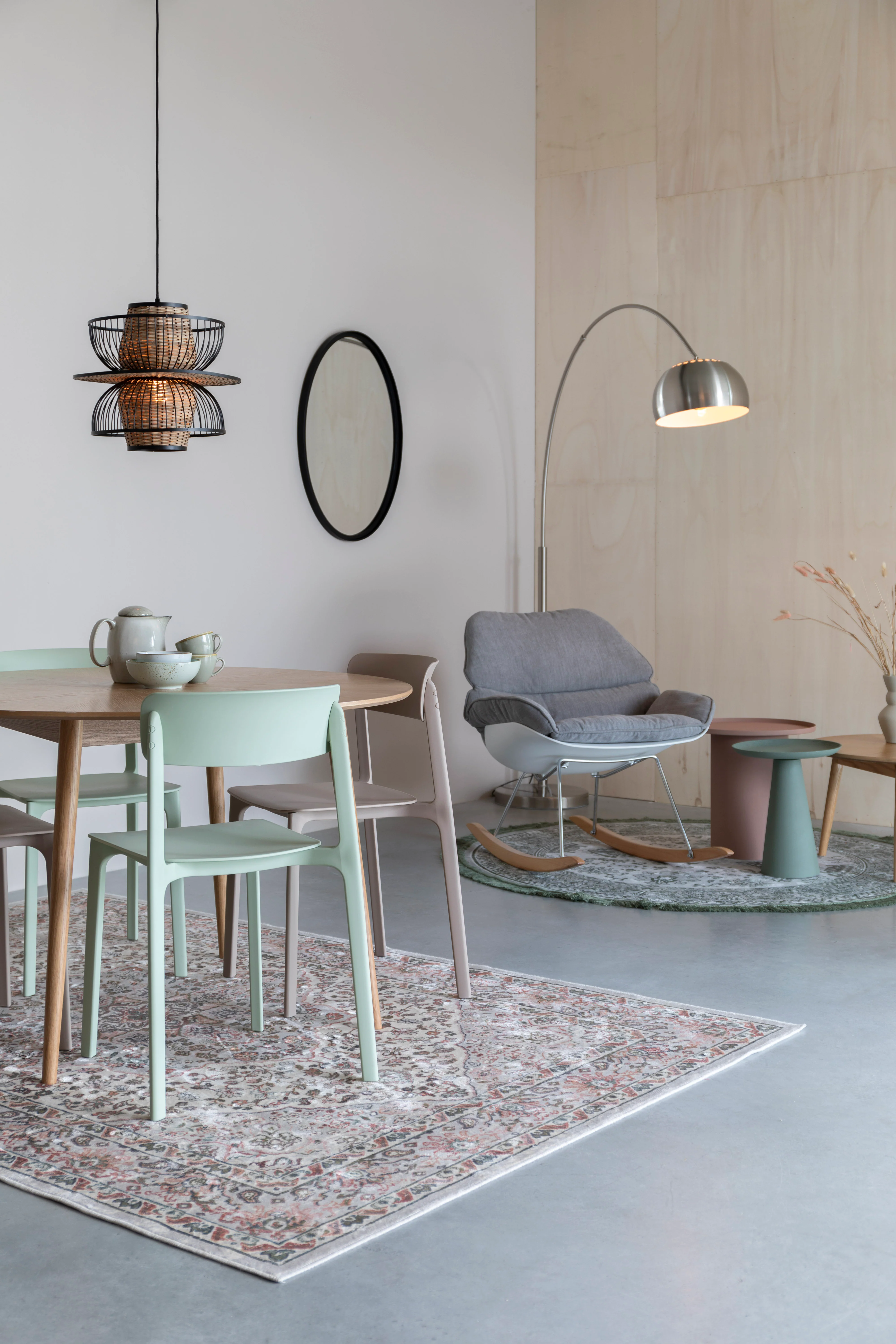 Lampa wisząca CARMEN czarny z naturalnym wykończeniem - Image 2