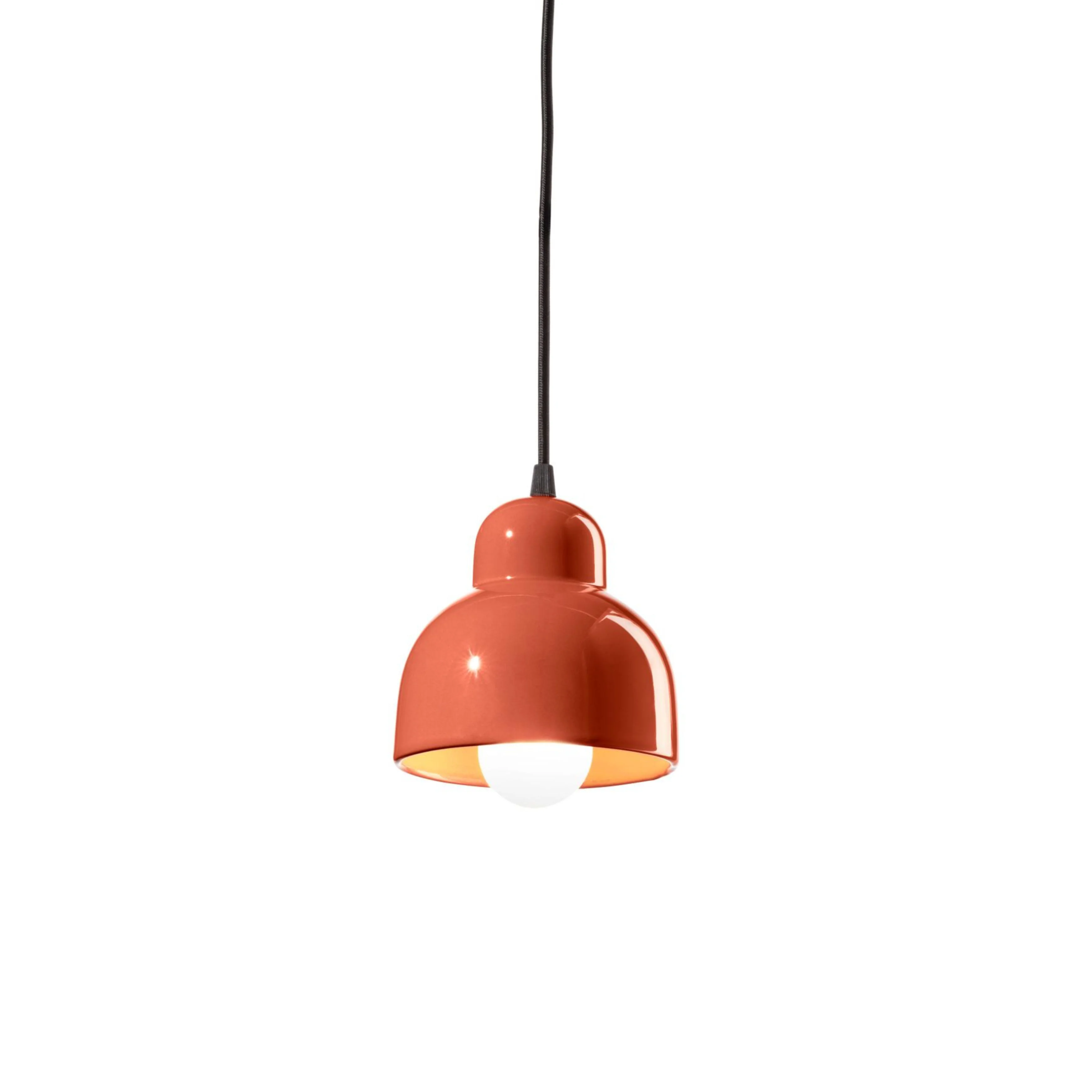 Lampa wisząca ceramiczna BERIMBAU pomarańczowy