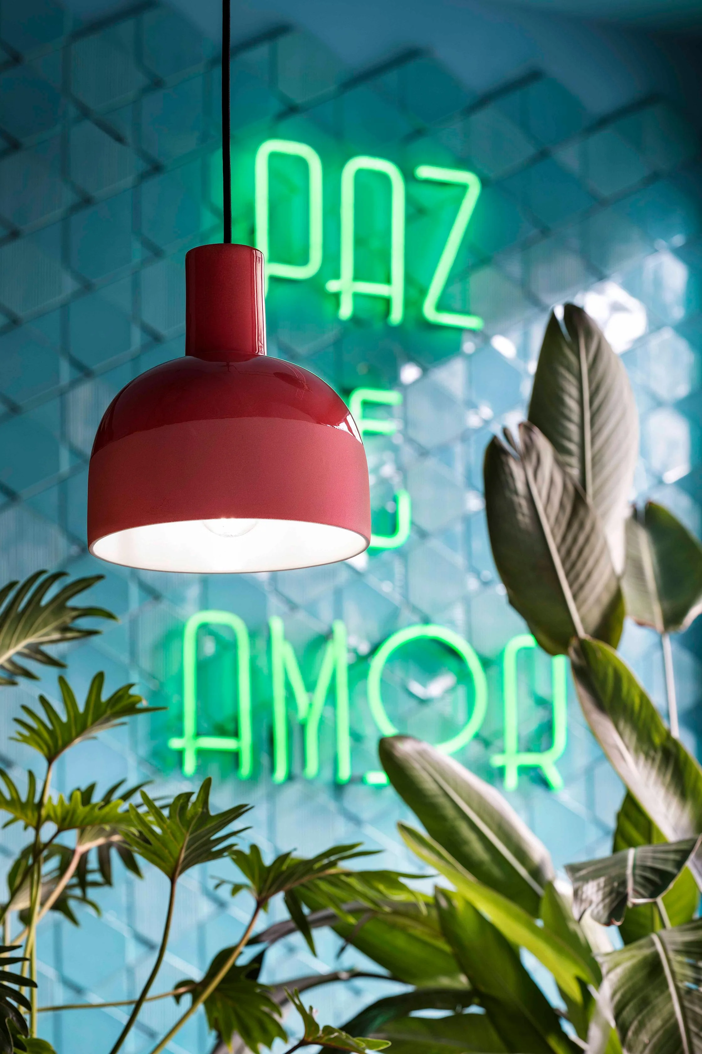 Lampa wisząca ceramiczna CAXIXI czerwony - Image 2