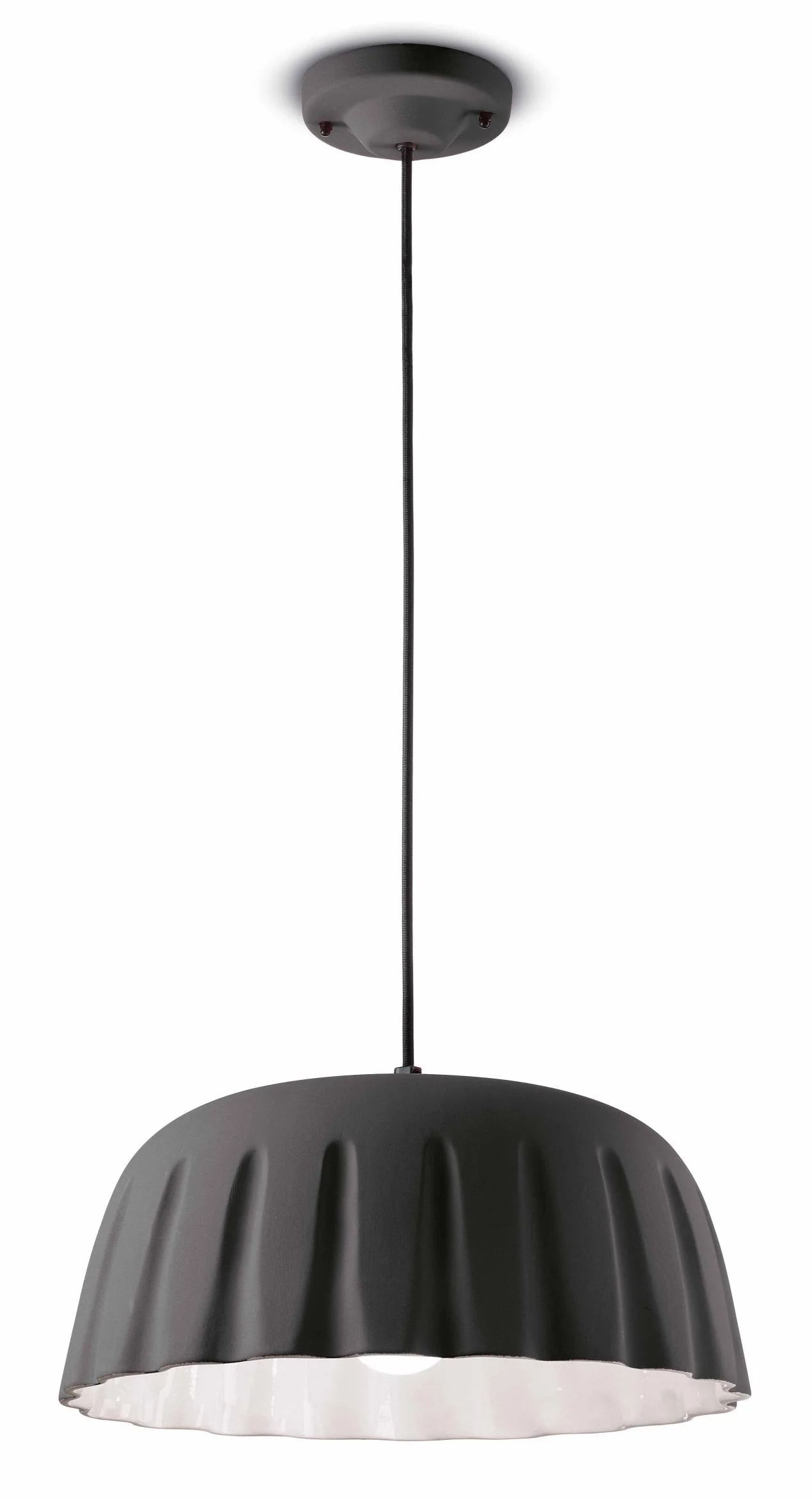 Lampa wisząca ceramiczna MADAME GRES ciemnoszary - Image 3