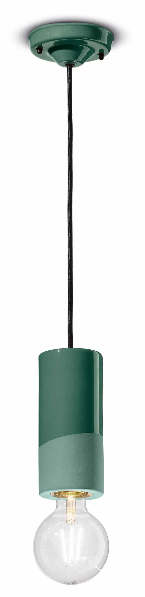 Lampa wisząca ceramiczna PI szałwiowy zielony - Image 4