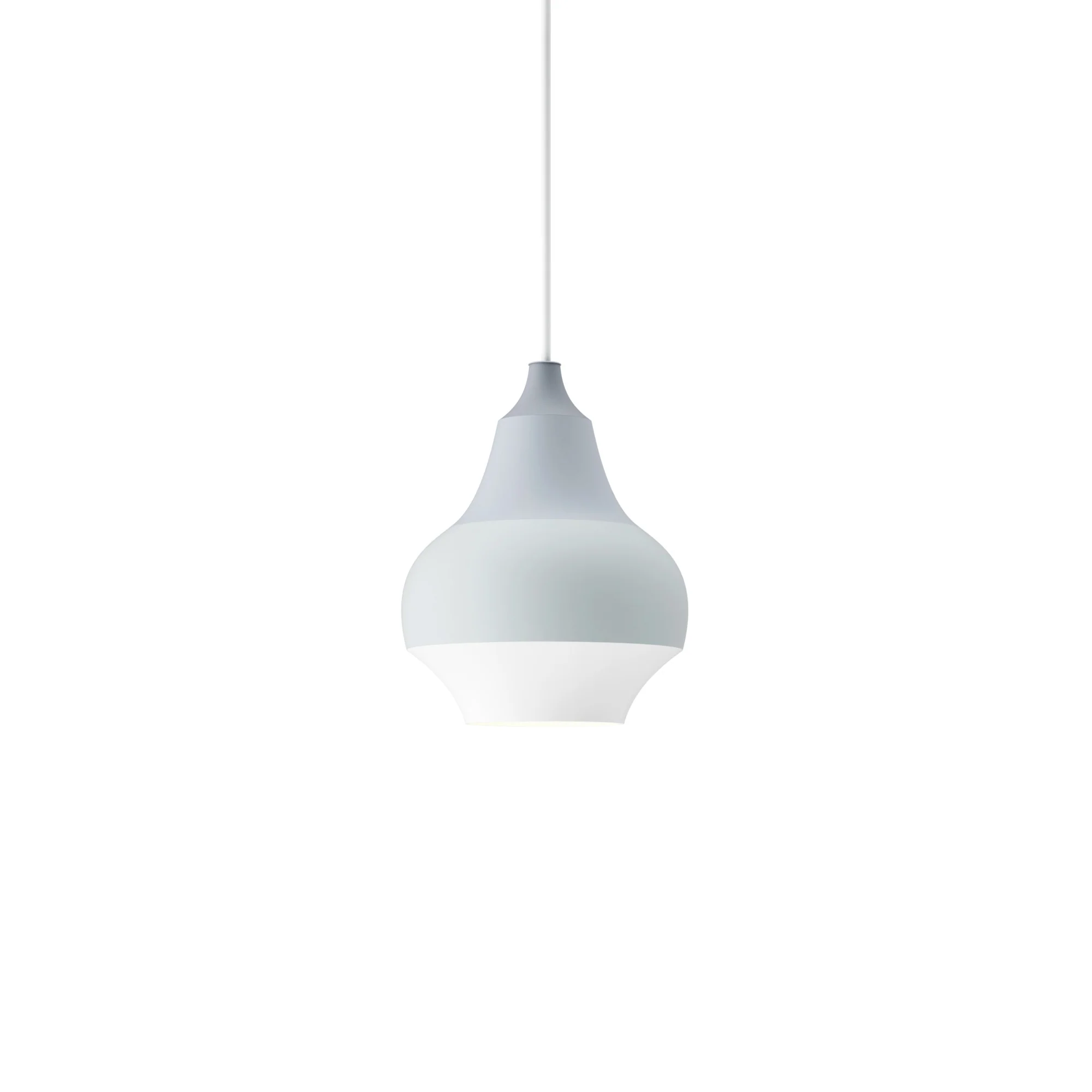 Lampa wisząca CIRQUE biały z szarą końcówką - Image 3